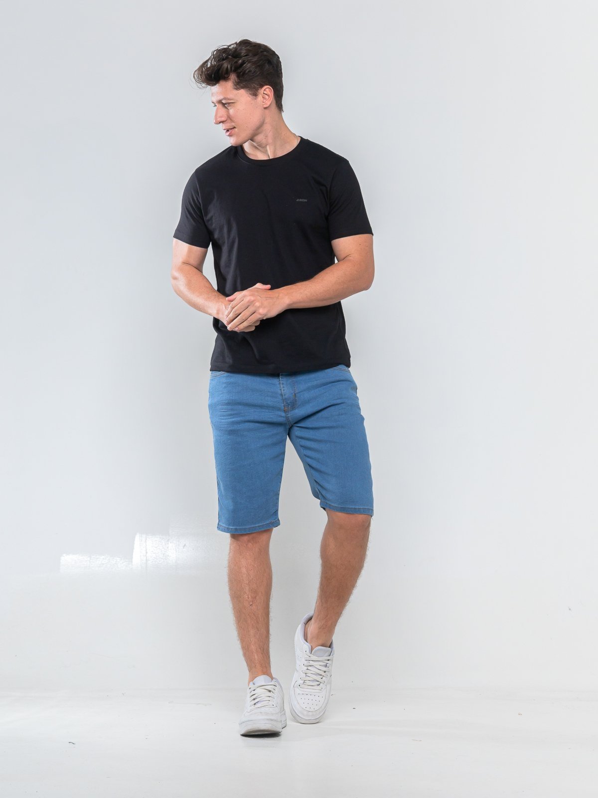 Bermuda Jeans Delave Masculina 5 Estilos Básica e Confortável Para o Dia a Dia