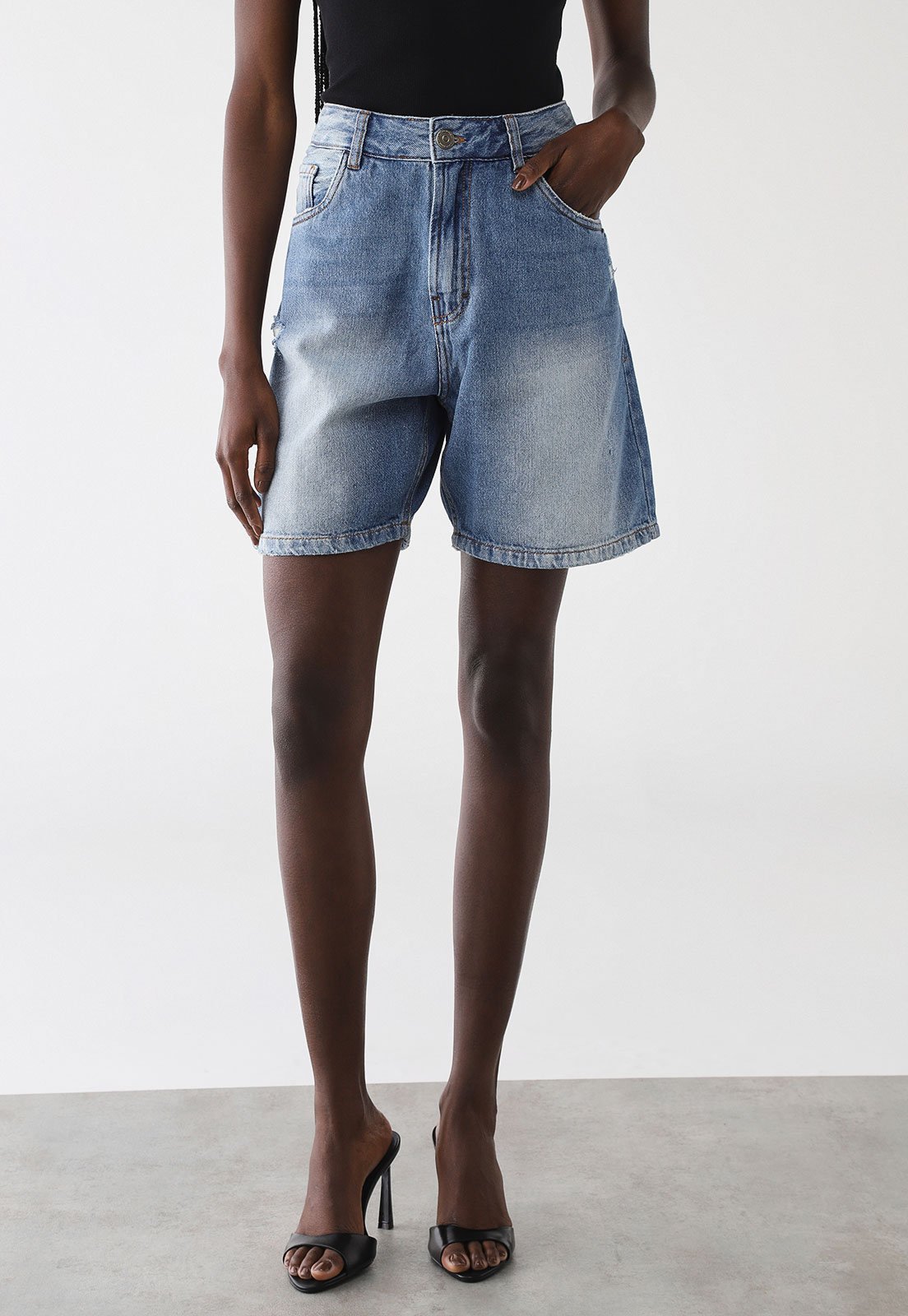 Bermuda Masculina John John Sinaloa Jeans Azul Claro