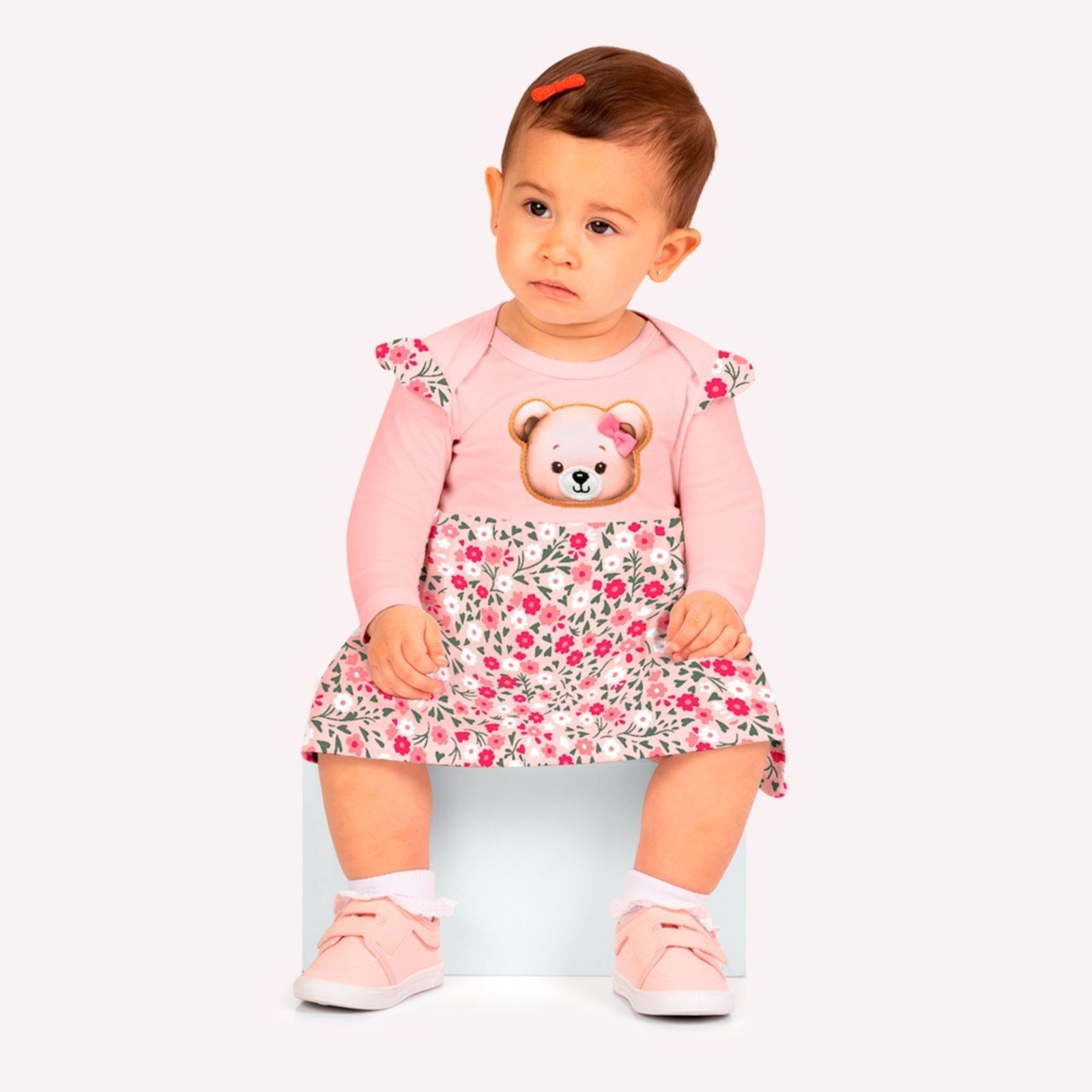 Infantil - Vestido Menina Bordado Kyly