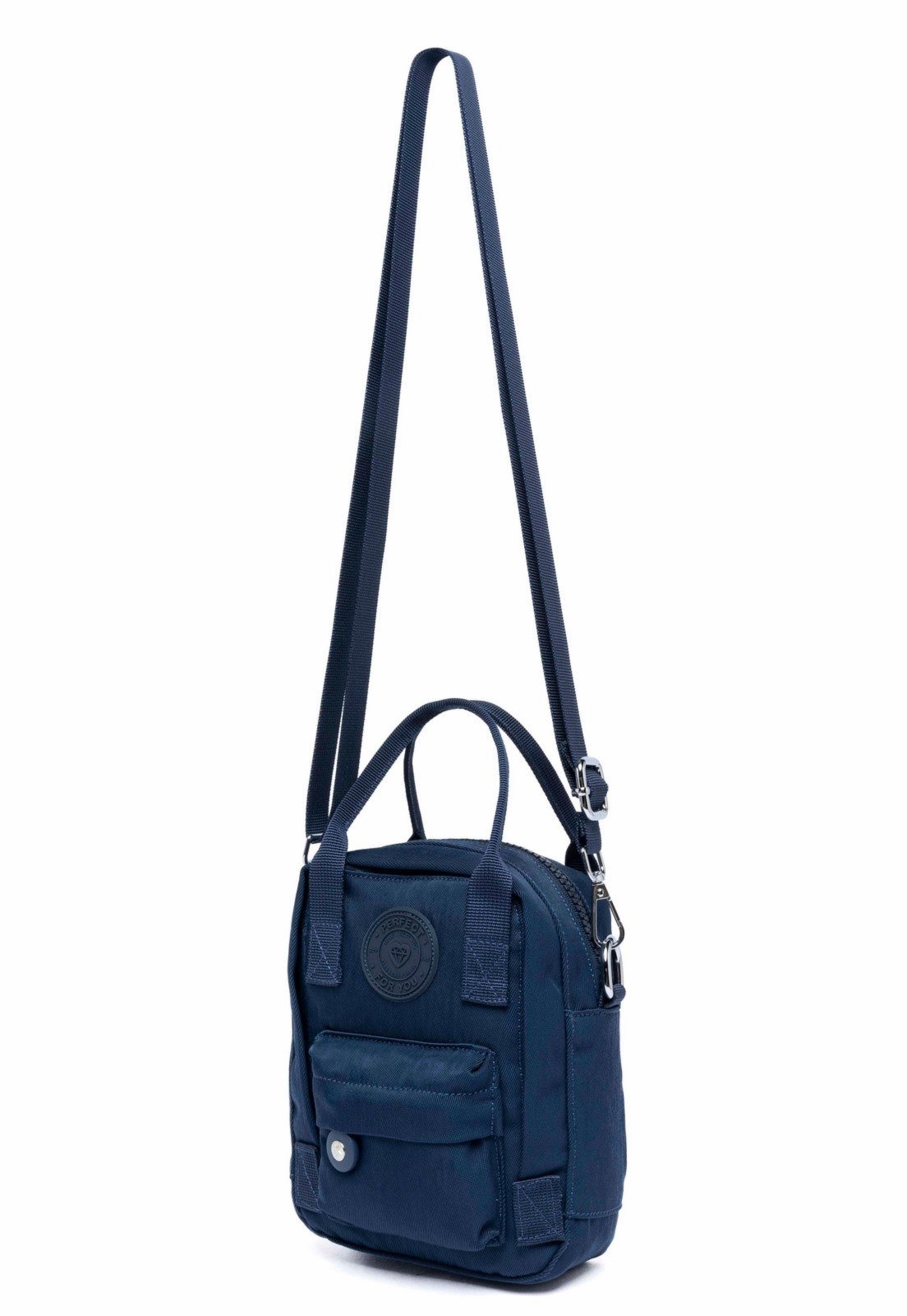 Vista 3 Bolsa Transversal Mini Shoulder Bag Ombro Feminina Reforçada Perfect For You azul/azul marinho Perfect For You azul/azul marinho