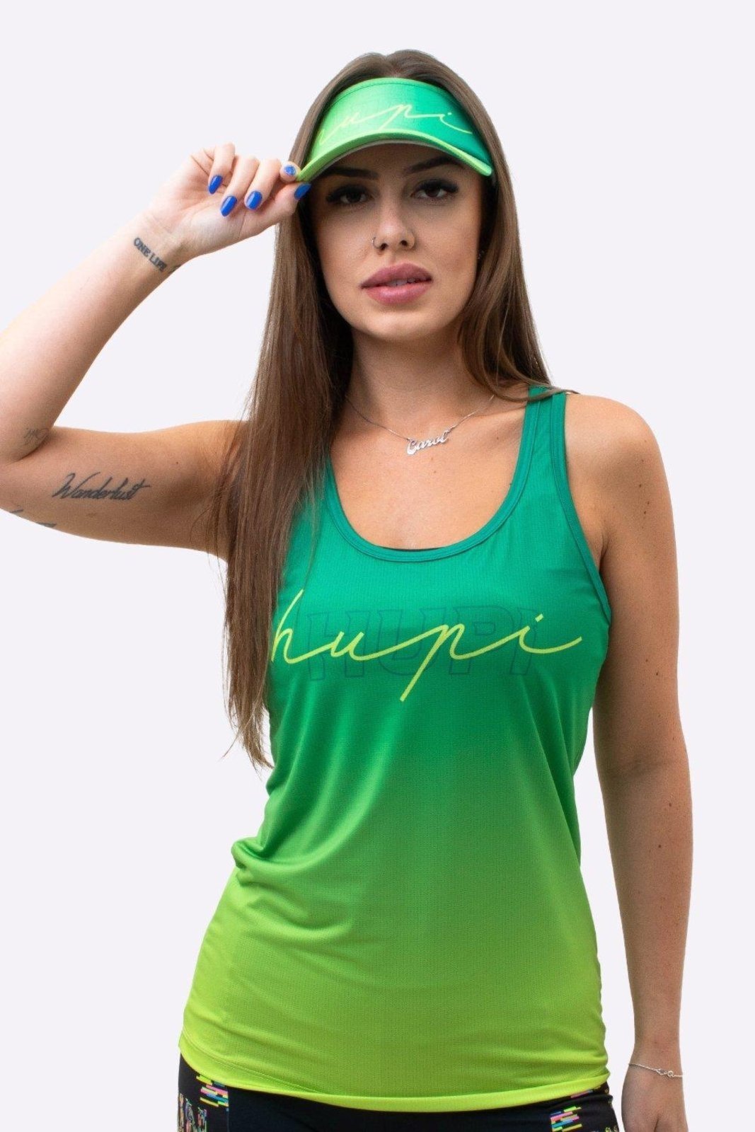 Regata Feminina HUPI Colors Verde Verde