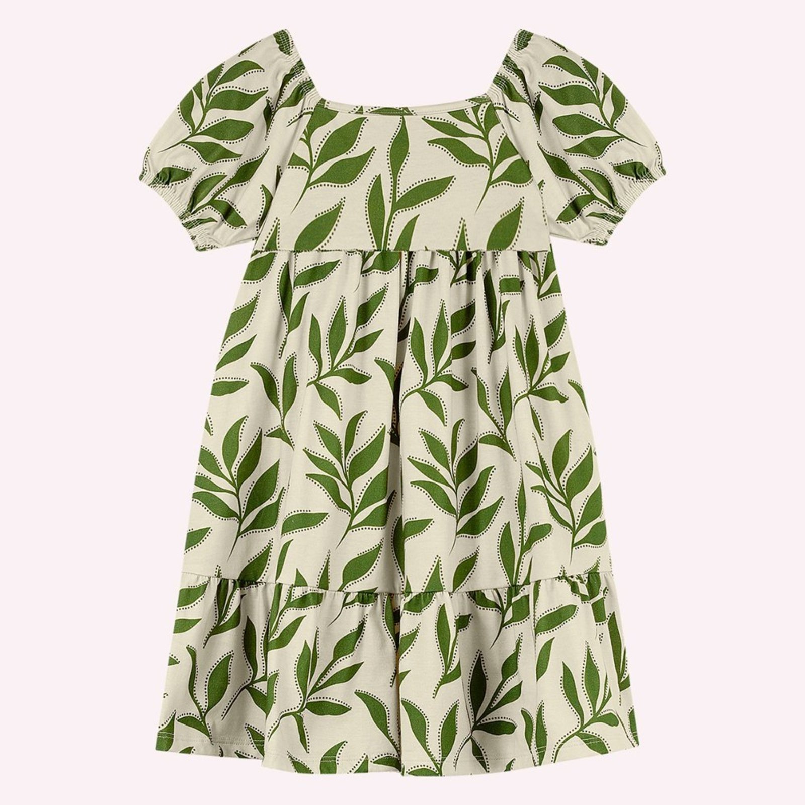 Infantil - Vestido Menina em Algodão Nanai
