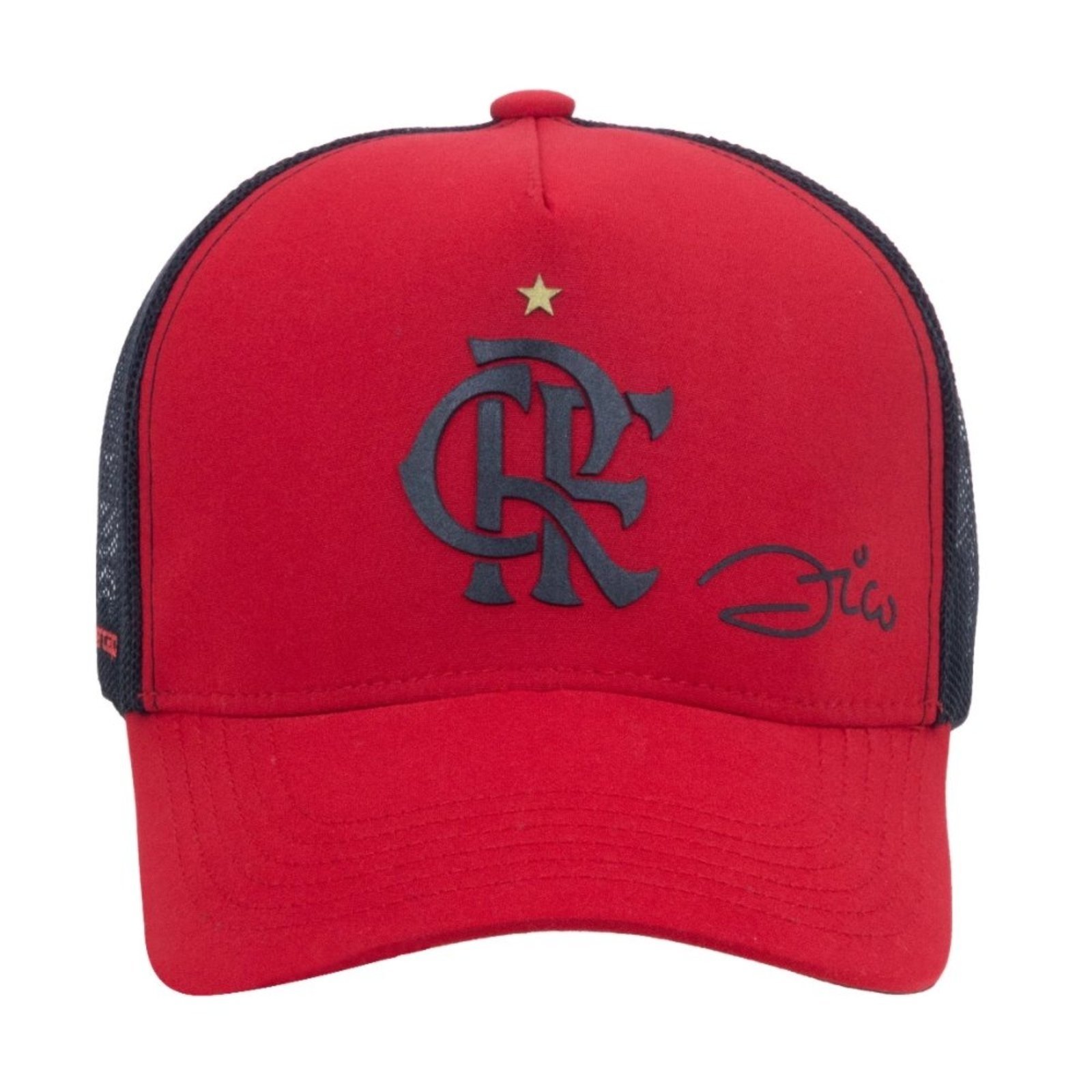 Boné Trucker Flamengo Silk 3D Zico