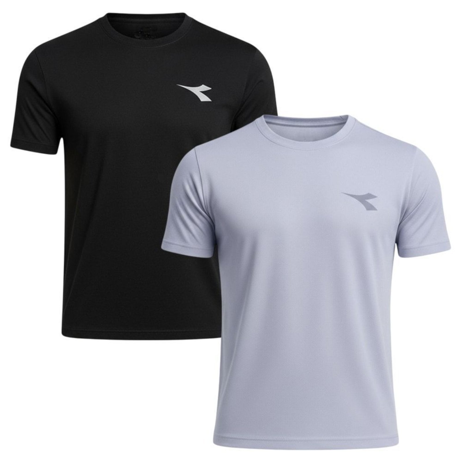Kit 2 Camisetas Diadora Small Logo Masculina - Preto - diadora