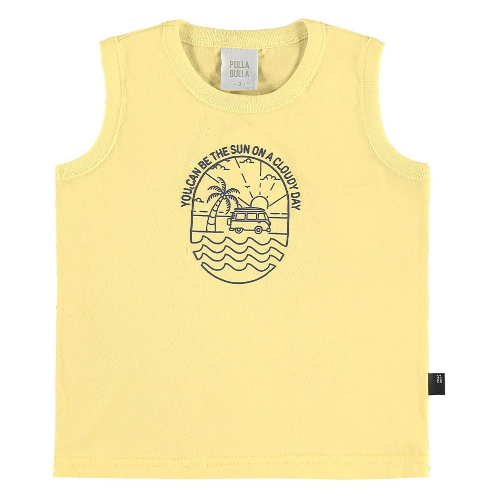Infantil - Regata Amarelo Primeiros Passos Pulla Bulla Menino - 53750-1346