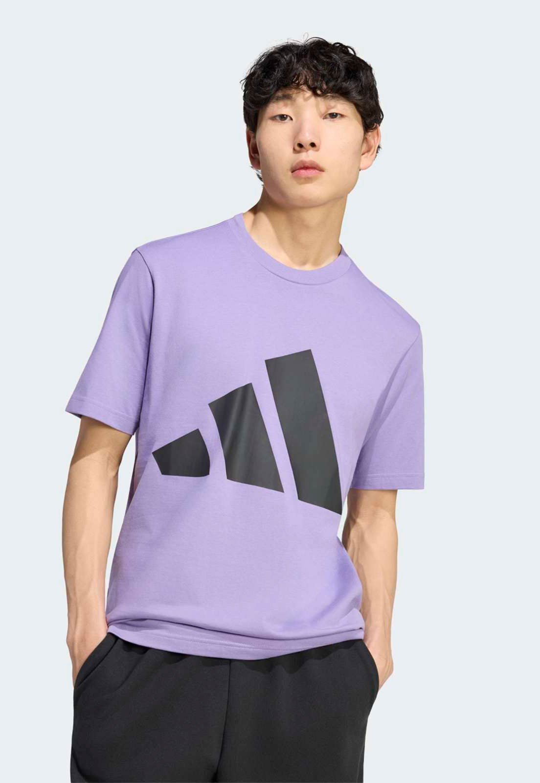 Camiseta Masculina adidas Sportswear Essentials Lavanda