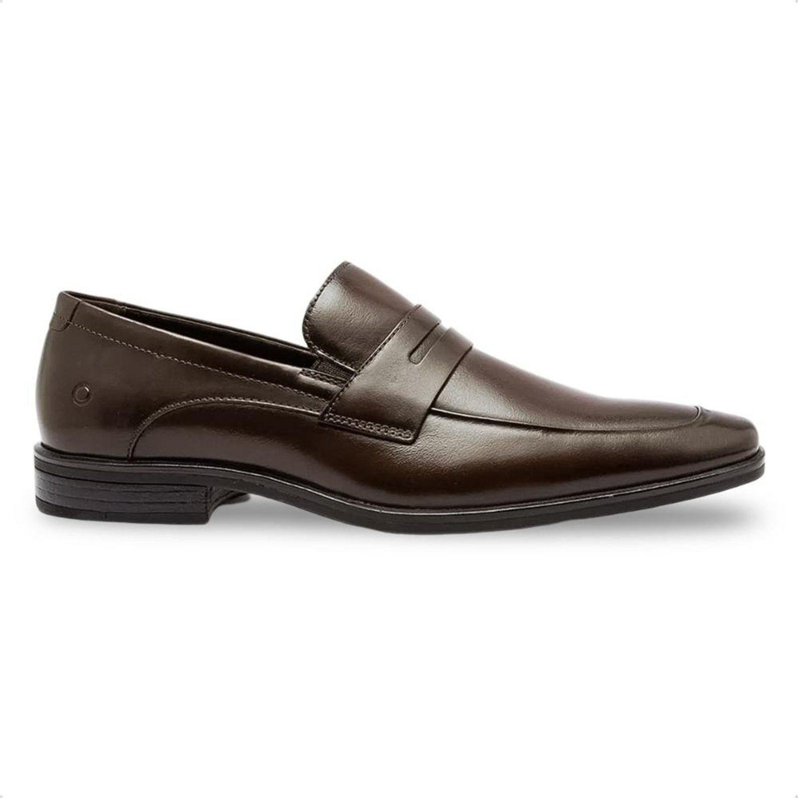 Sapato Social de Couro Democrata Masculino Vega 055203 Marrom