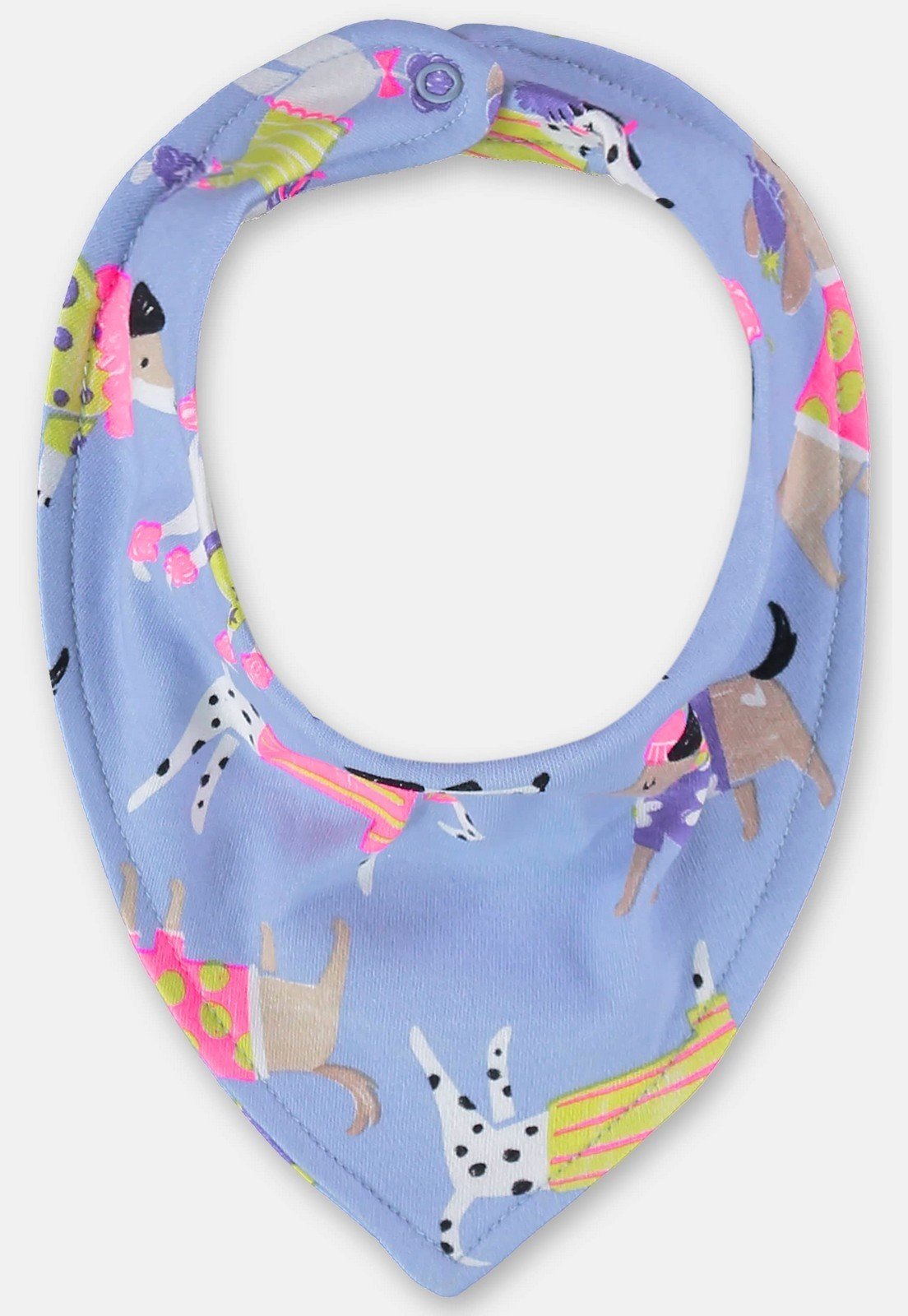 Infantil - Babador em Suedine para Menina Up Baby Azul