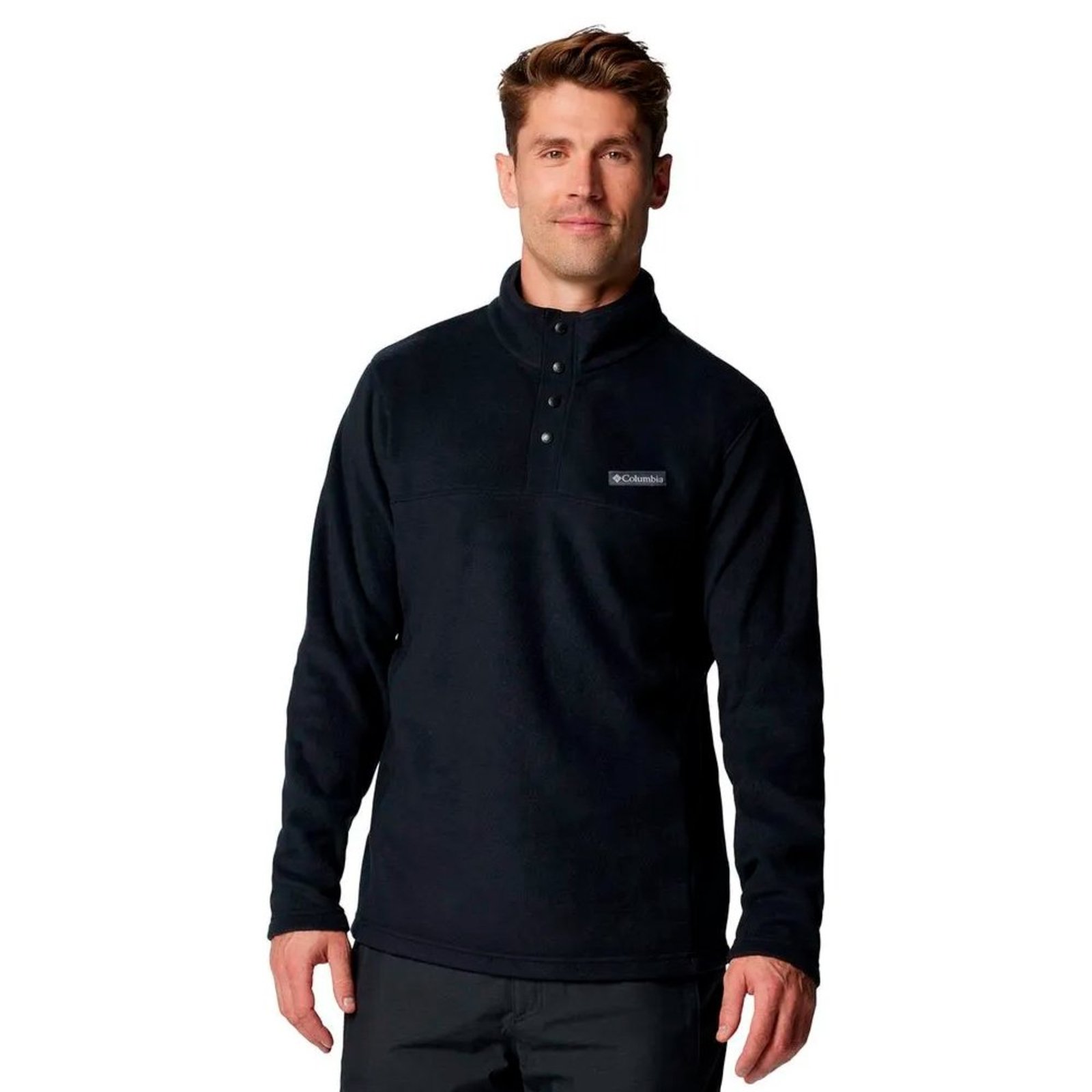Moletom Fleece Columbia Ss Mountain II Preto Masculino