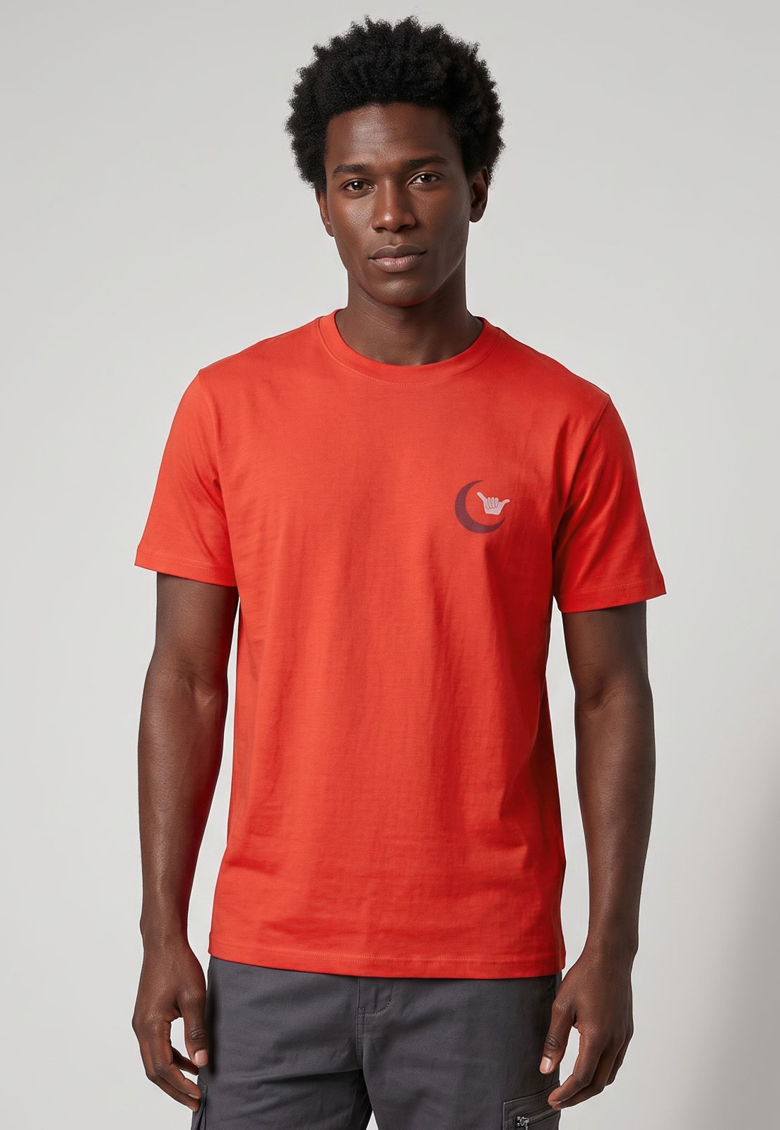 Camiseta Masculina Hang Loose Silk Sunnymoon Vermelha