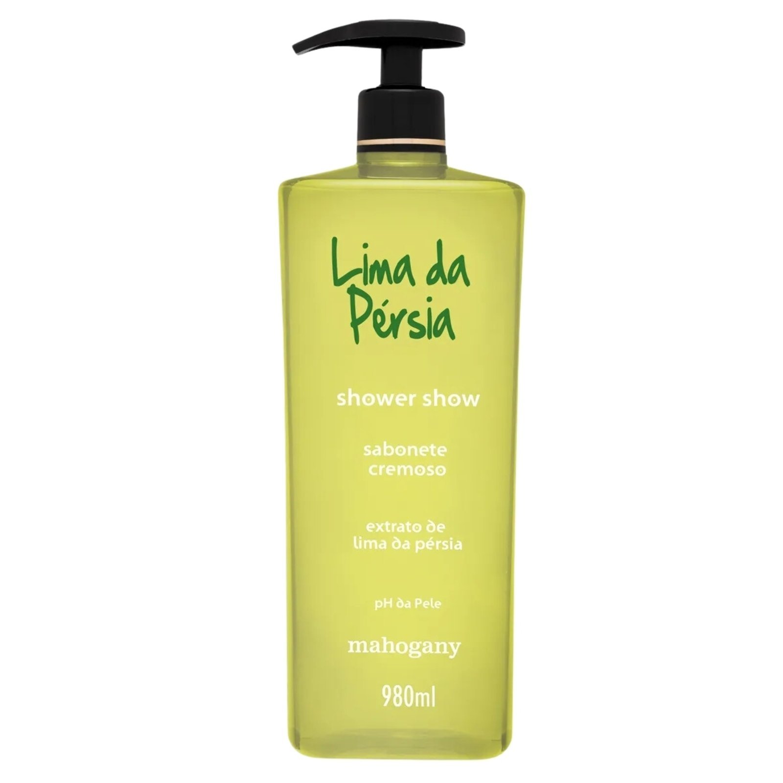 Mahogany Sabonete Liquido Shower Show Lima Da Persia 980Ml