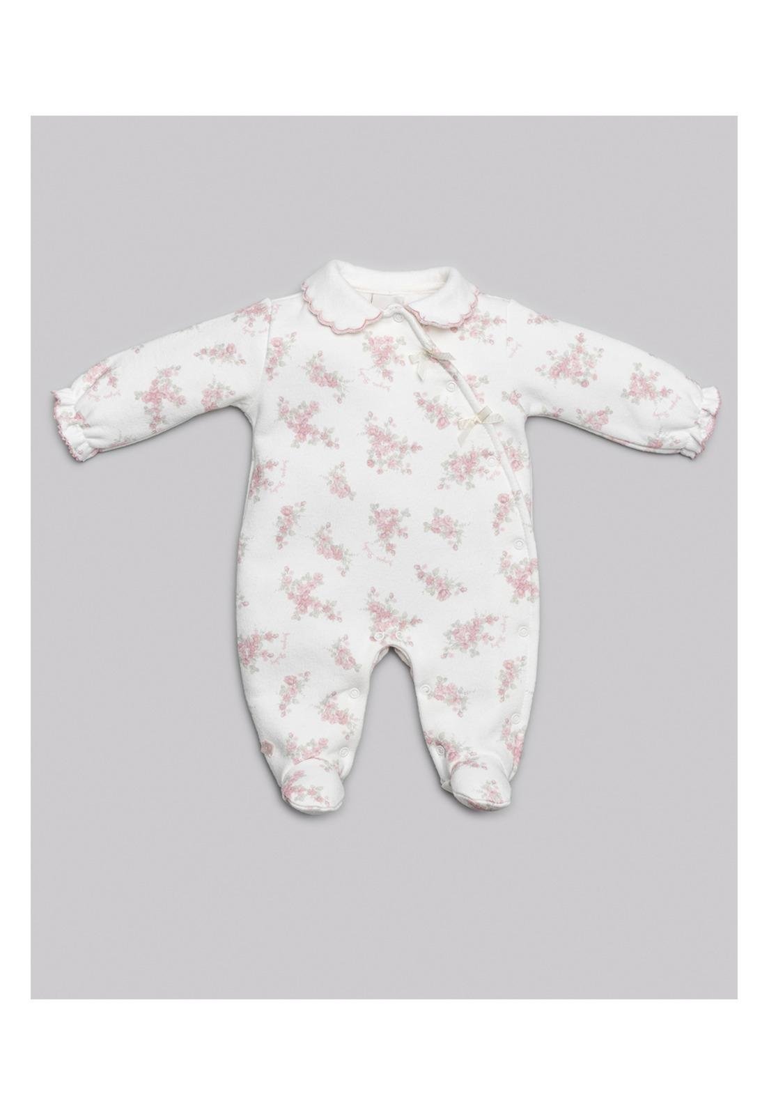 Infantil - Macacão Avulso Longo Estampado Menina Anjos Baby M Unico