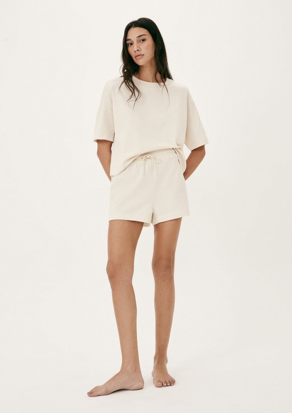 Vista 2 Pijama Feminino Curto Box Em Algodão Hering HERING INTIMATES nude HERING INTIMATES nude