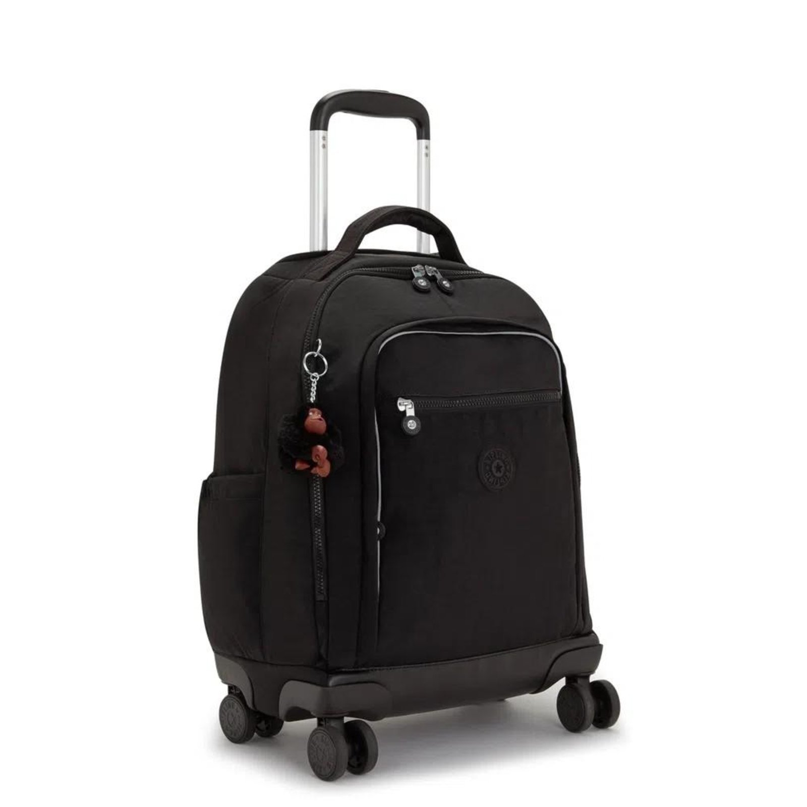 Vista 3 Mochila Kipling New Zea True Black Com Rodas Preto incolor black Kipling incolor black