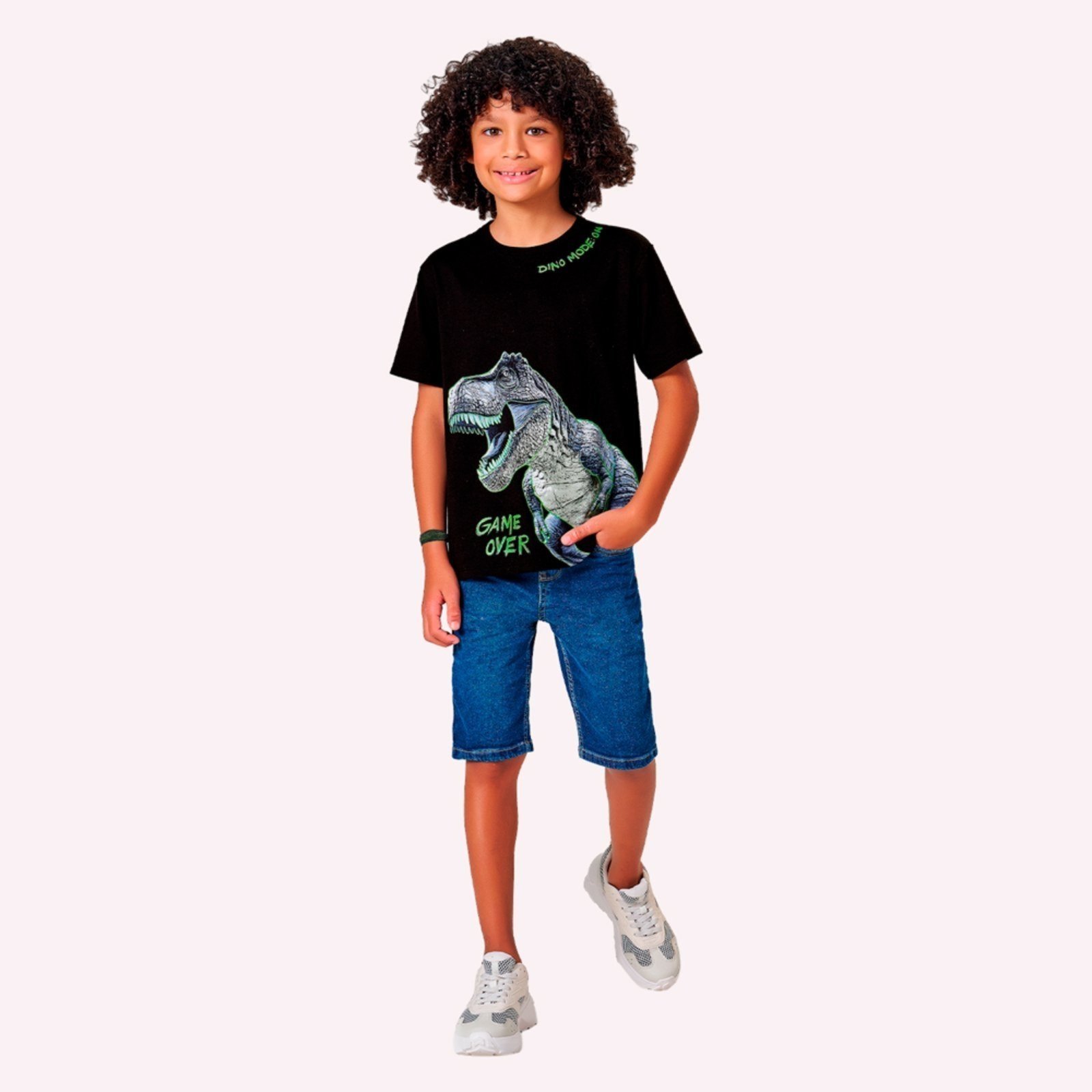 Infantil - Camiseta Menino Dinossauro Kyly