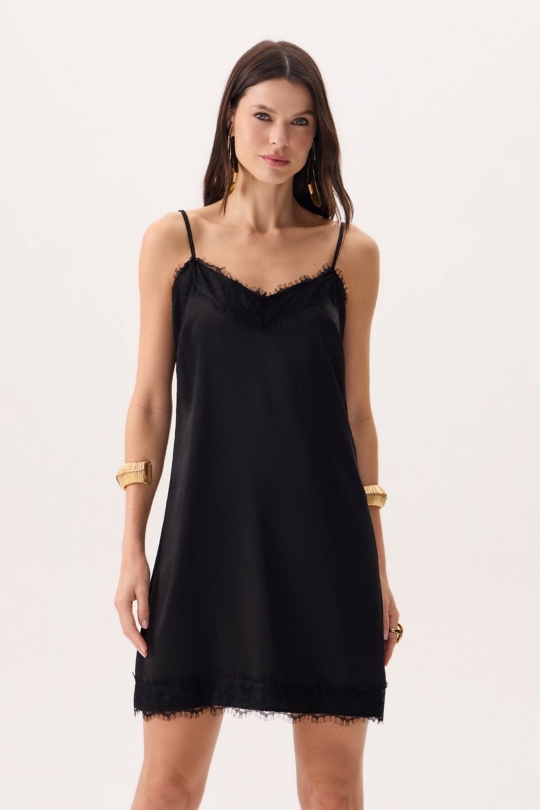 Vestido Solto Feminino Flor de Lis