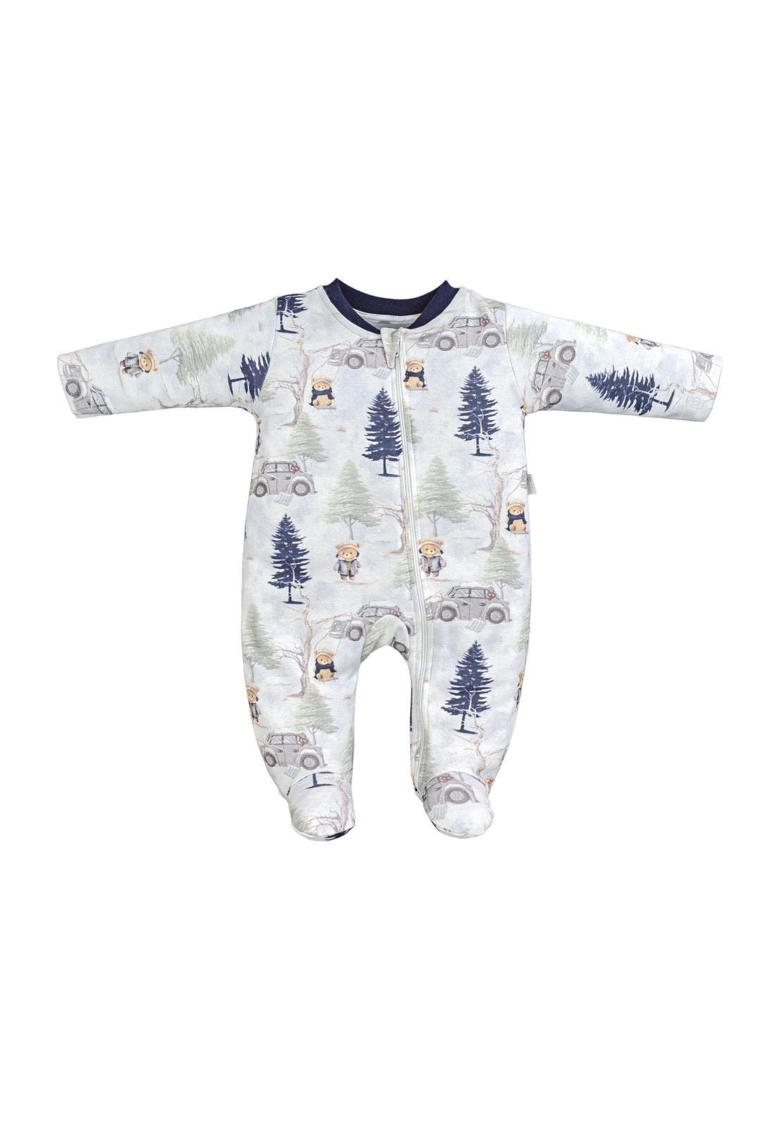 Infantil - Macacão Menino Estampado Anjos Baby P Unico