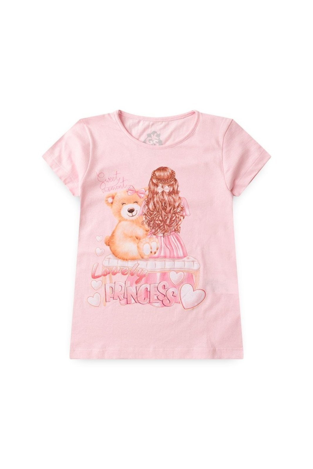 Infantil - Conjunto de Verão para Menina Blusa e Shorts Princess - GKS