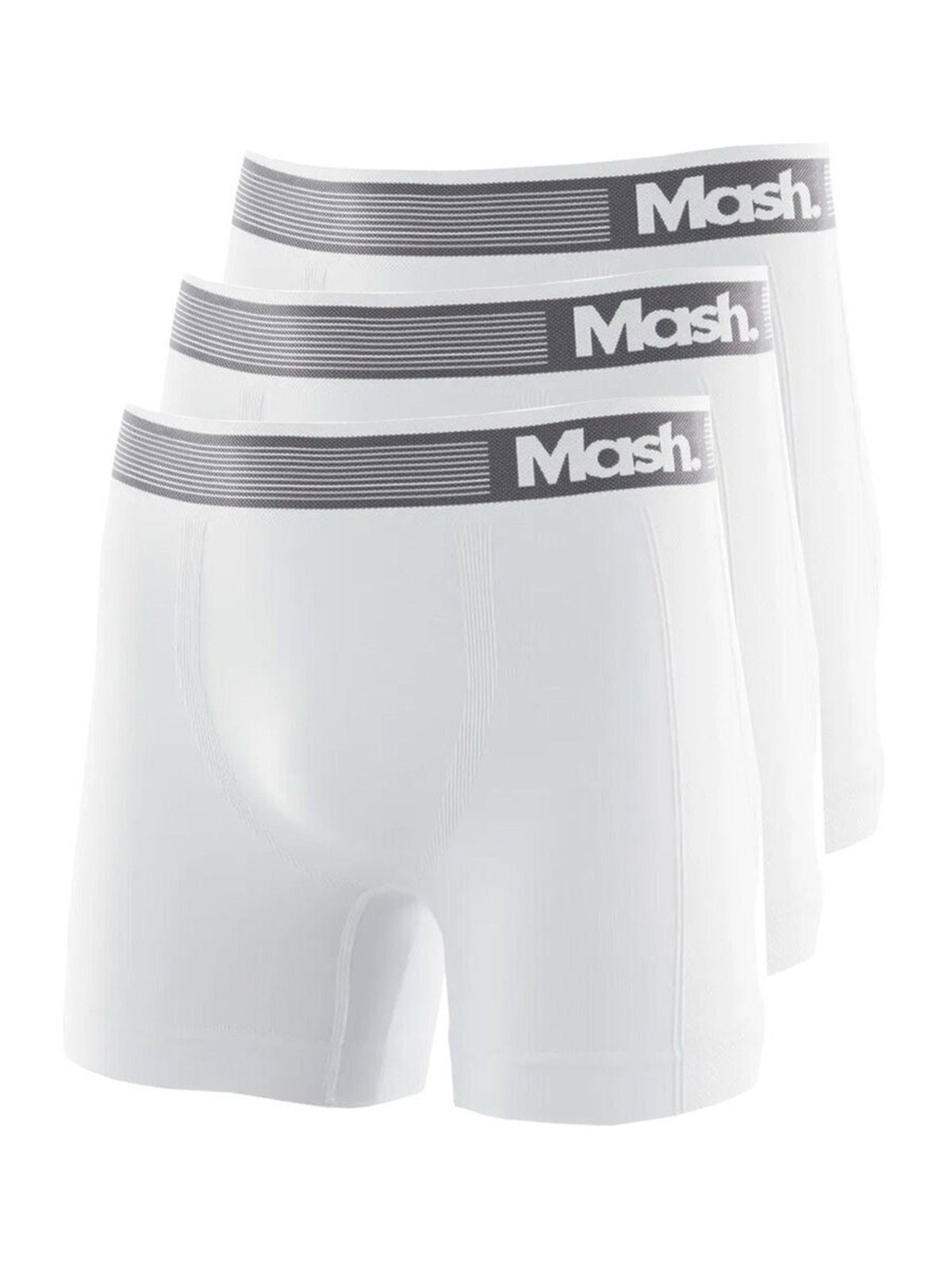 Vista 2 Kit com 3 Cuecas Boxer Mash 710.01 cinza MASH cinza