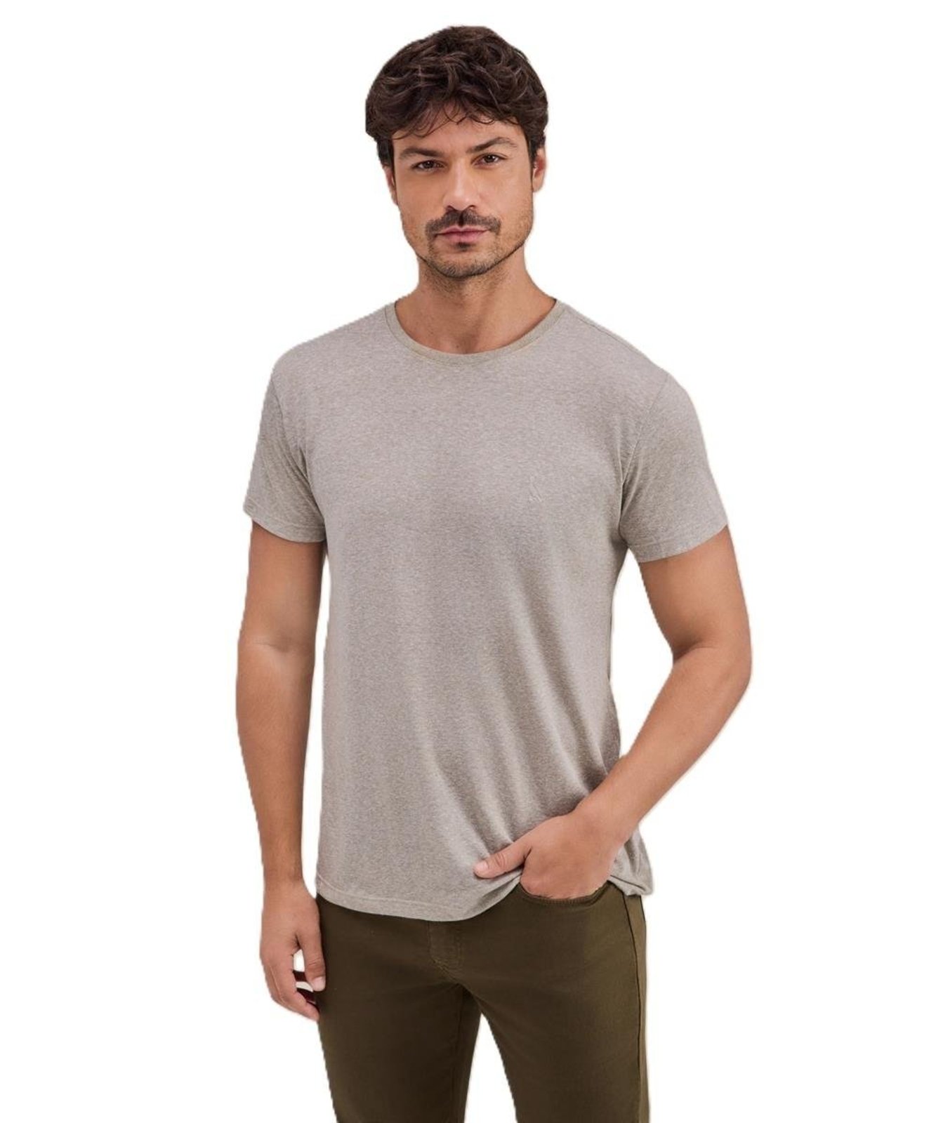 Camiseta Slim Malha Reserva MILITAR P