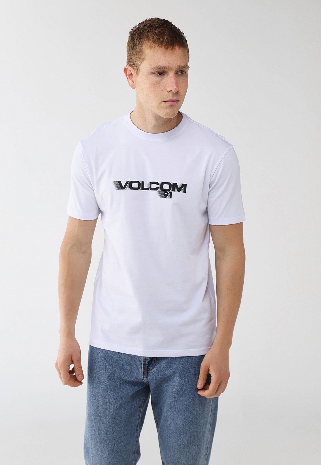 Camiseta Volcom Silk Olympian Branca