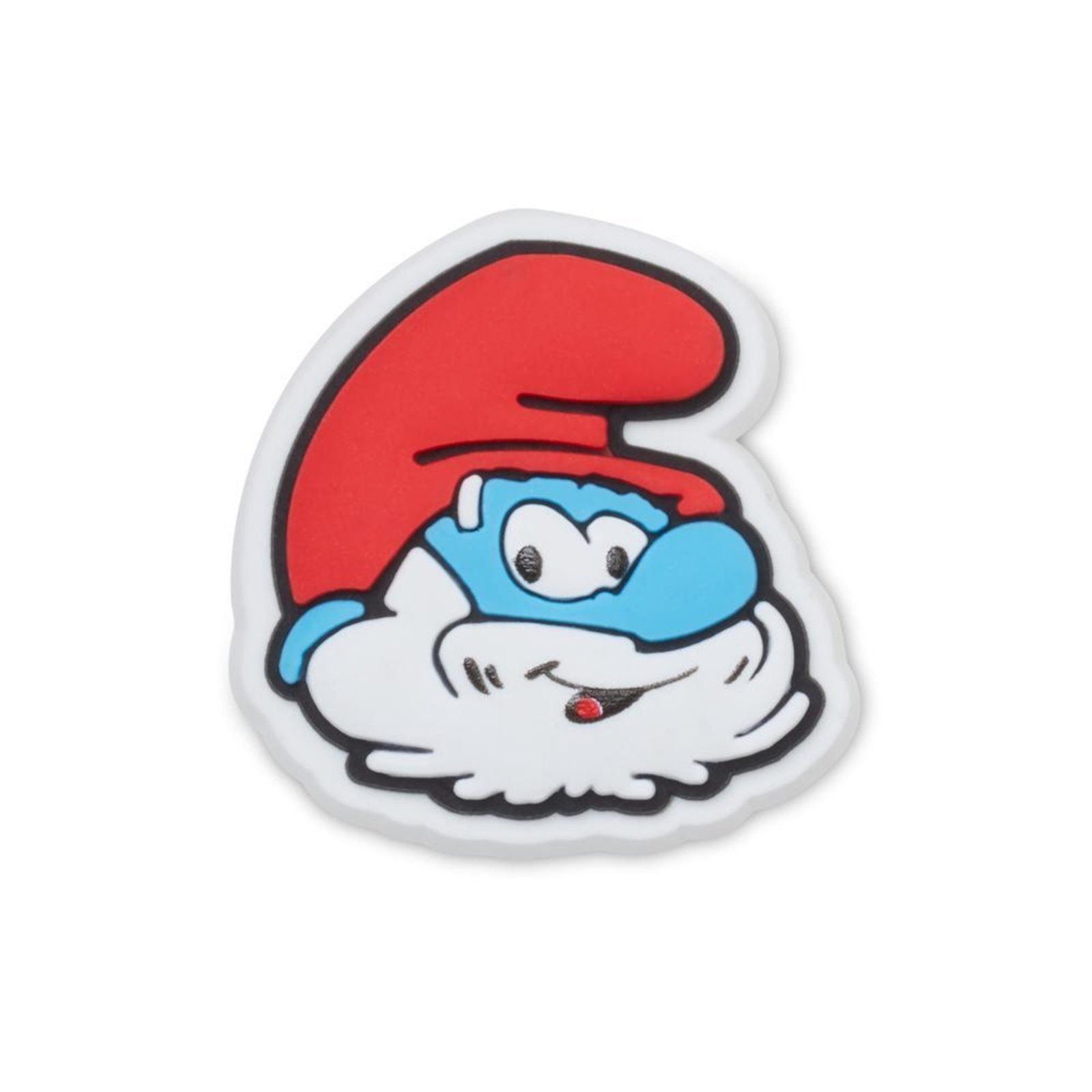 Vista 2 Infantil - Jibbitz™ Smurfs Papai Smurf UNICO Crocs branco