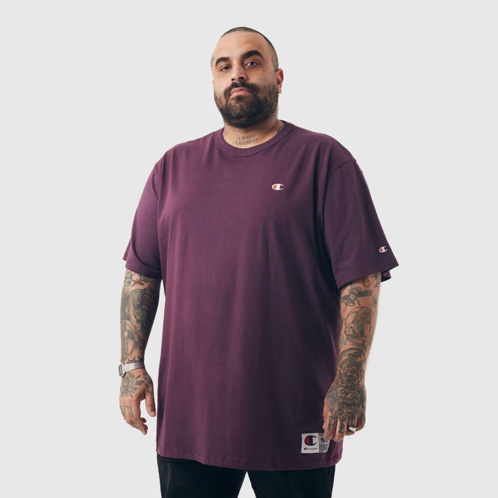 CAMISETA CHAMPION LIFE LOGO C EMB
