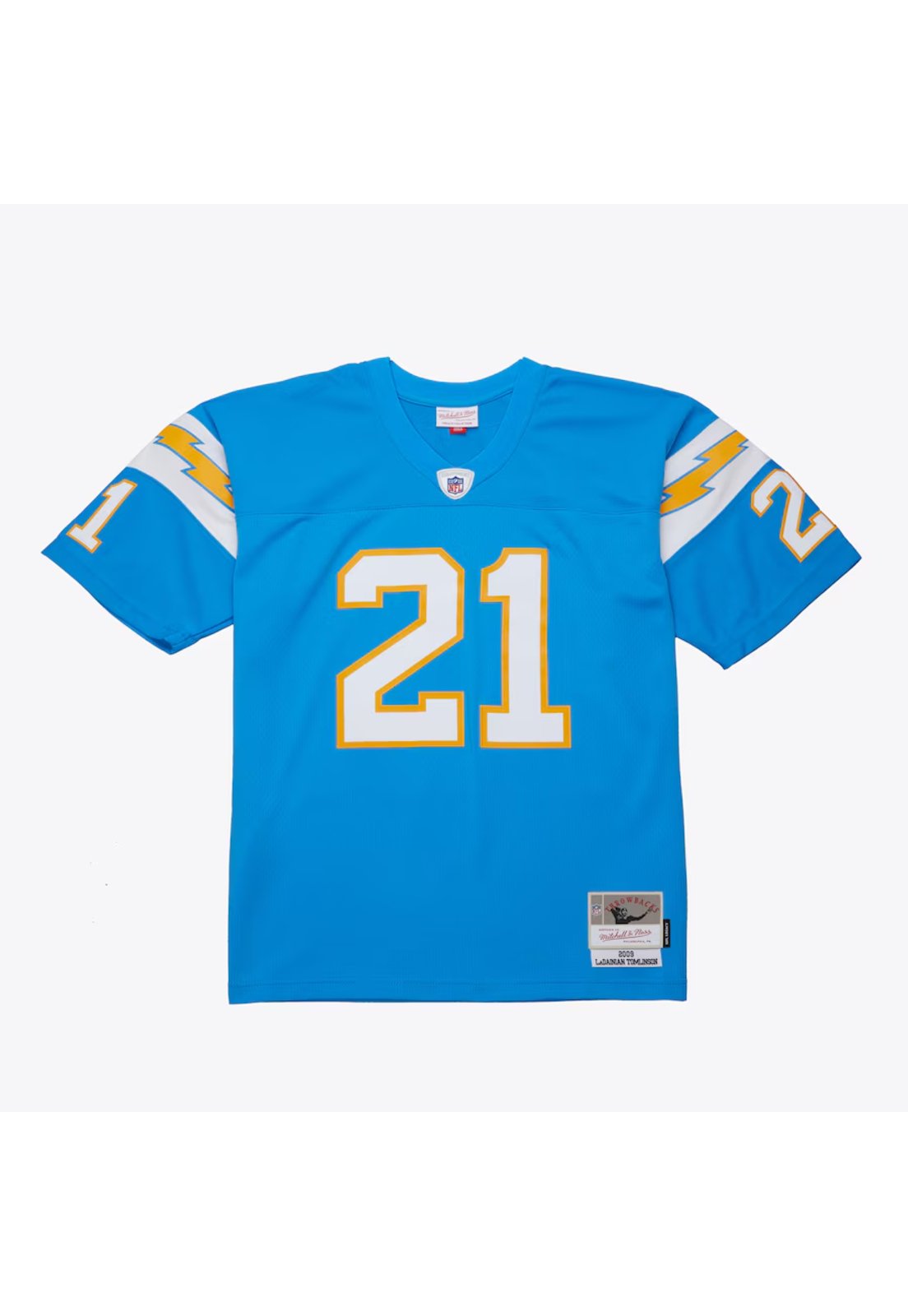 Camisa Mitchell & Ness NFL Legacy Jersey Los Angeles Chargers 09 Ladainian Tomlinson Azul