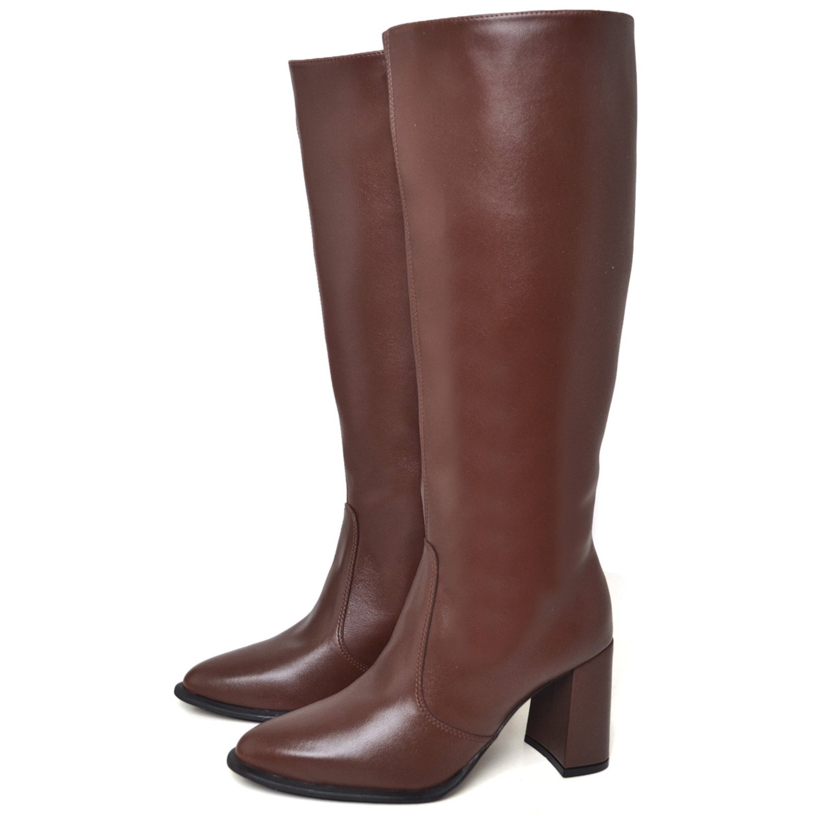 Vista 2 Bota Feminina Cano longo Salto DUBUY 1716FG marrom DUBUY marrom