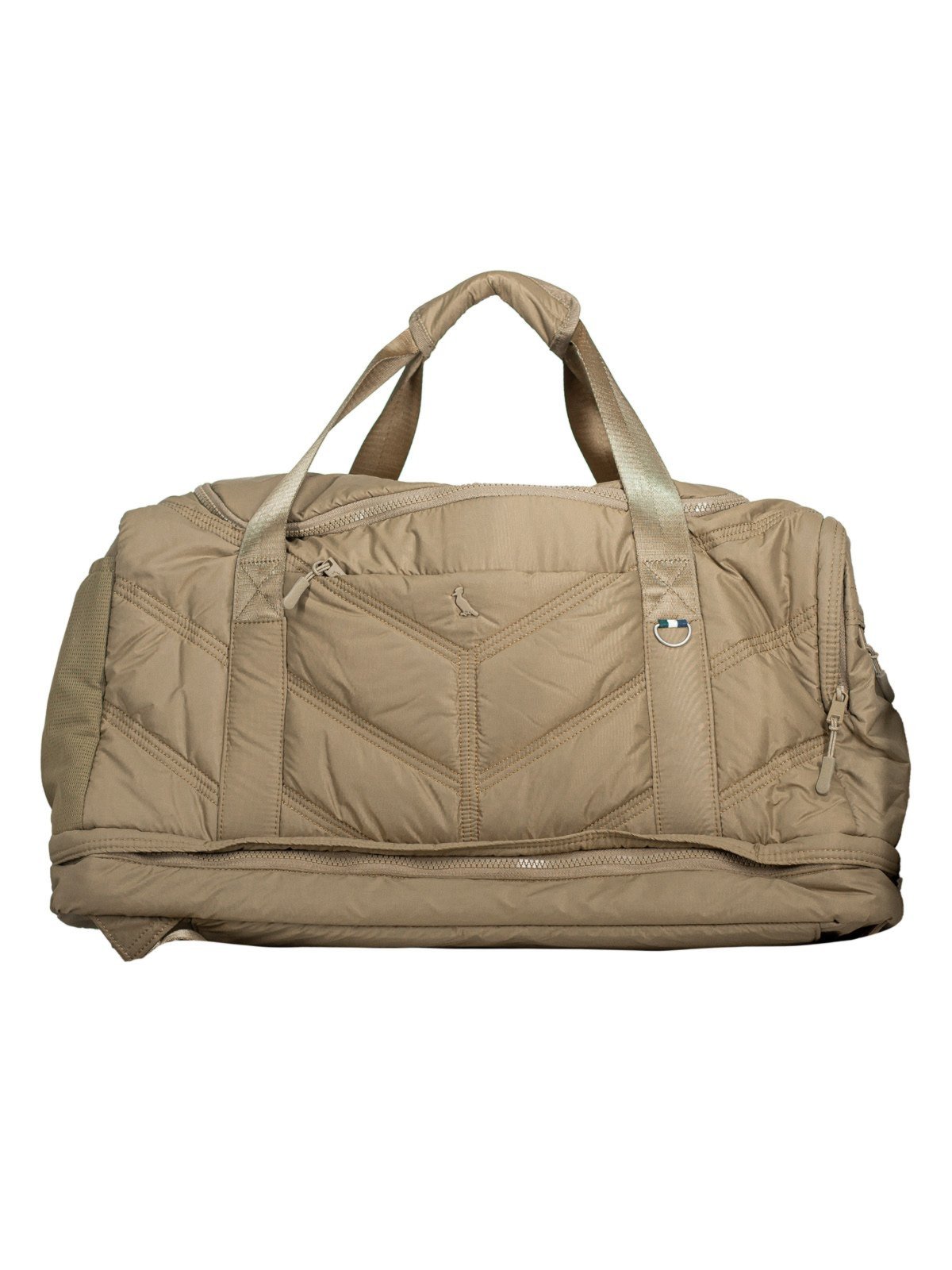 Mala de Mão Masculina Grande Reserva RSV Mochila Duffel Wing 2 em 1 De Bordo Cinza Pedra Bege