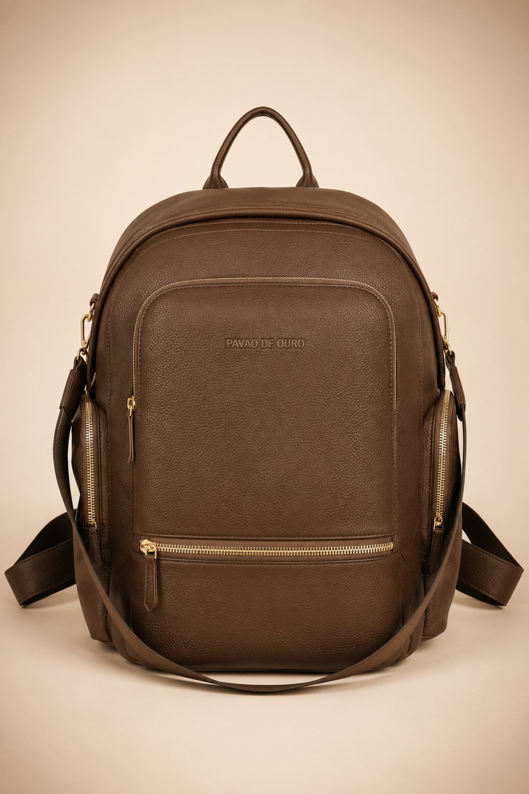Mochila Grande D Bell Outlet Fashion Marrom