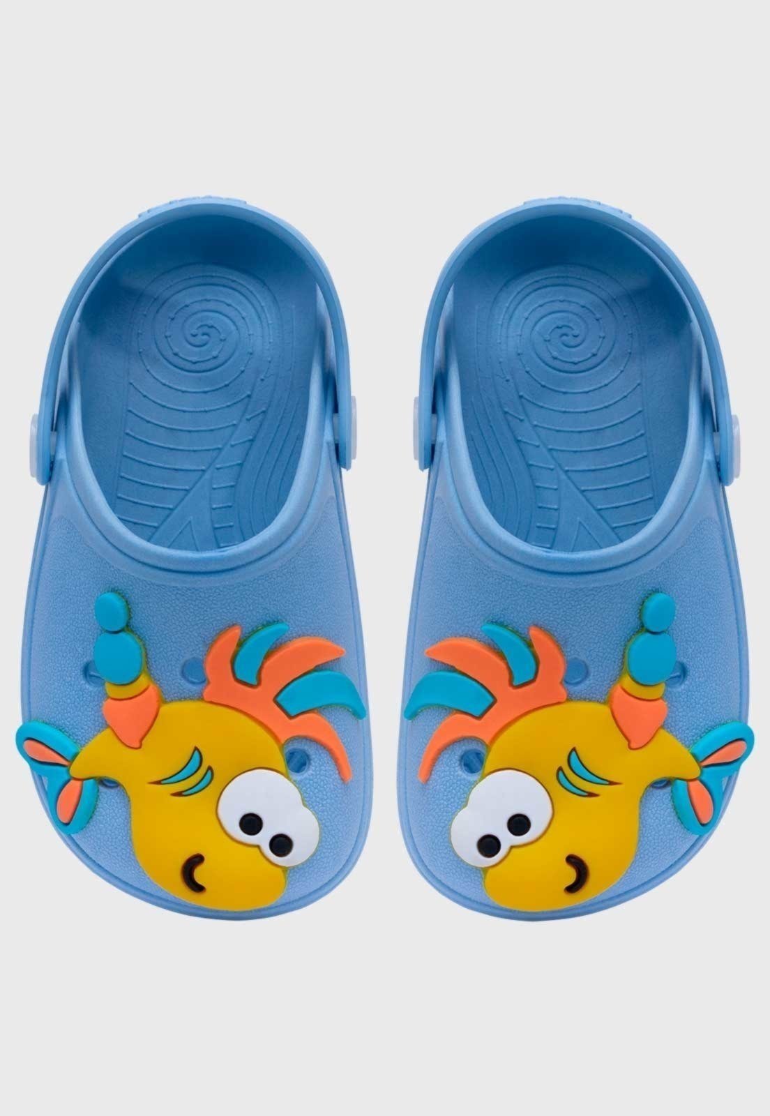 Vista 3 Infantil - Babuche Popidi Peixe amarelo Pópidí amarelo