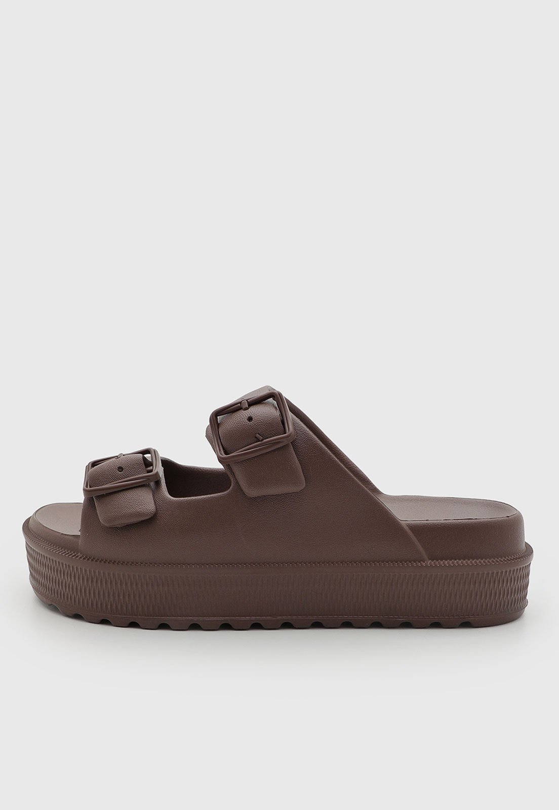 Sandália Feminina Moleca Fivela Marrom