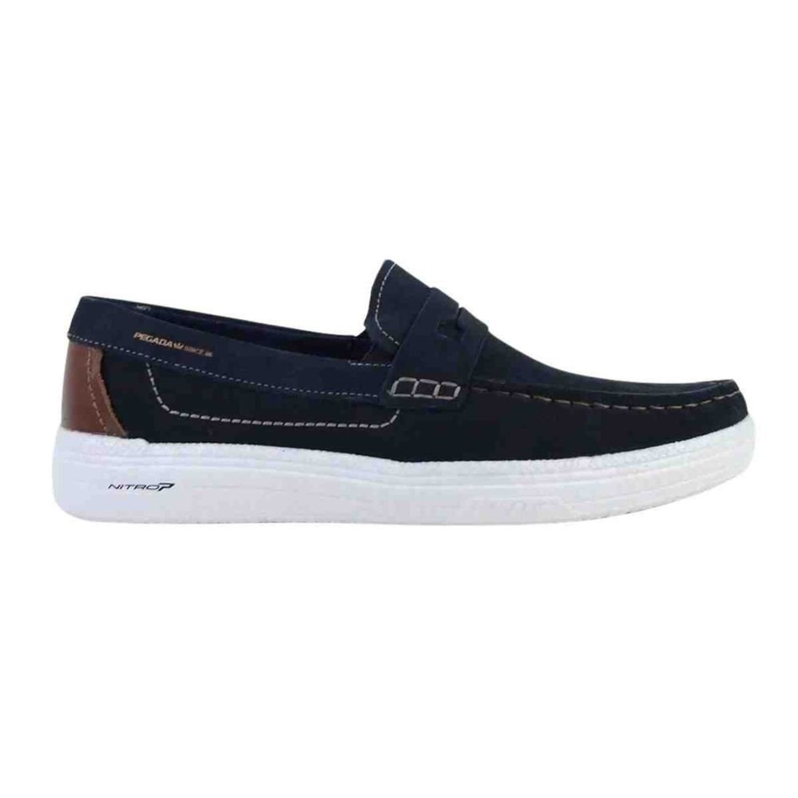 Saapto Masculino Mocassim Pegada Azul Marinho