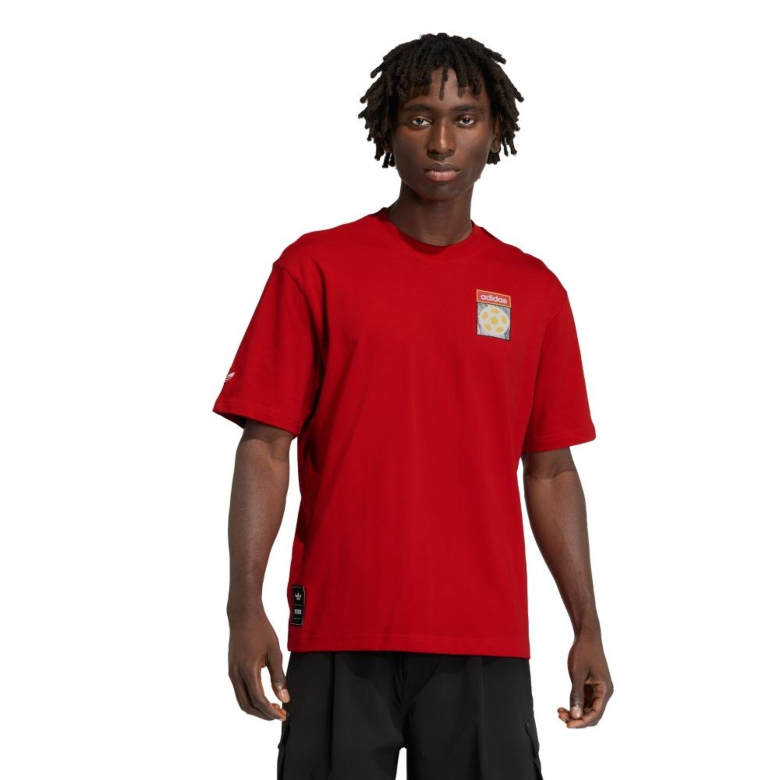 Camiseta Archive Country Flag adidas Originals Vermelho