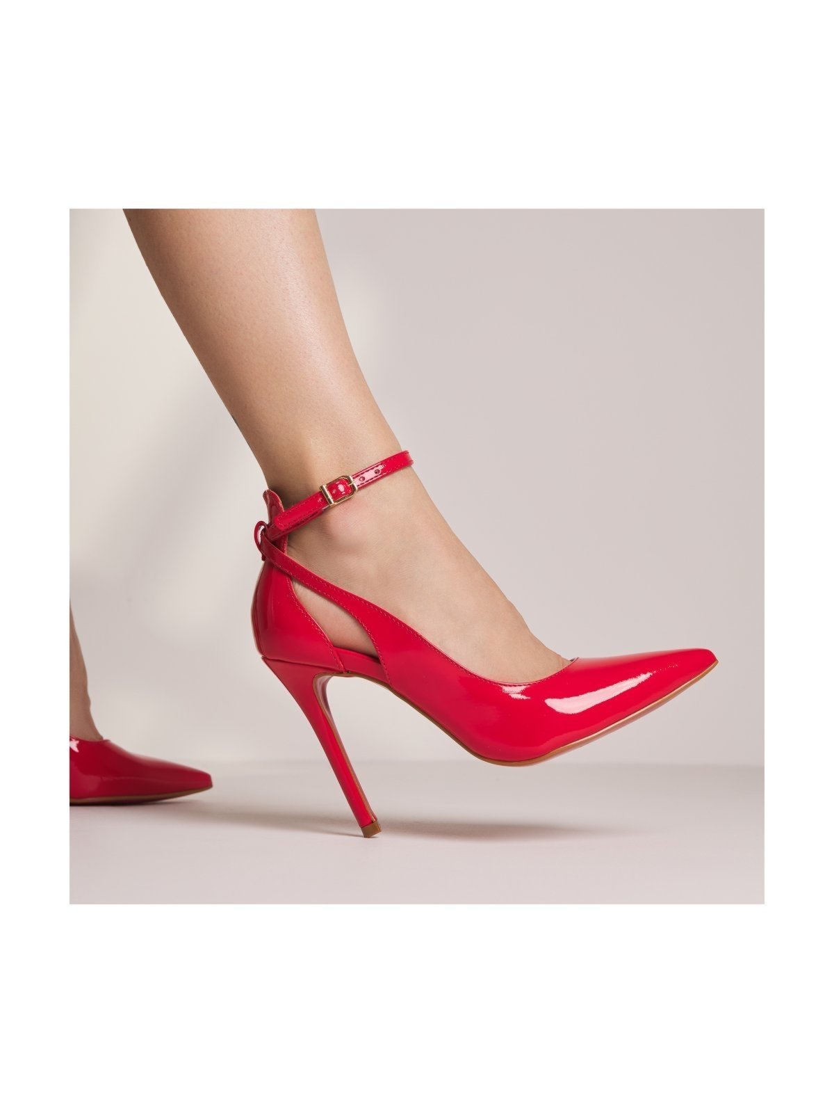 Vista 3 SCARPIN LOLITA DI VALENTINI VERNIZ- SOLA VERMELHA vermelho Di Valentini vermelho