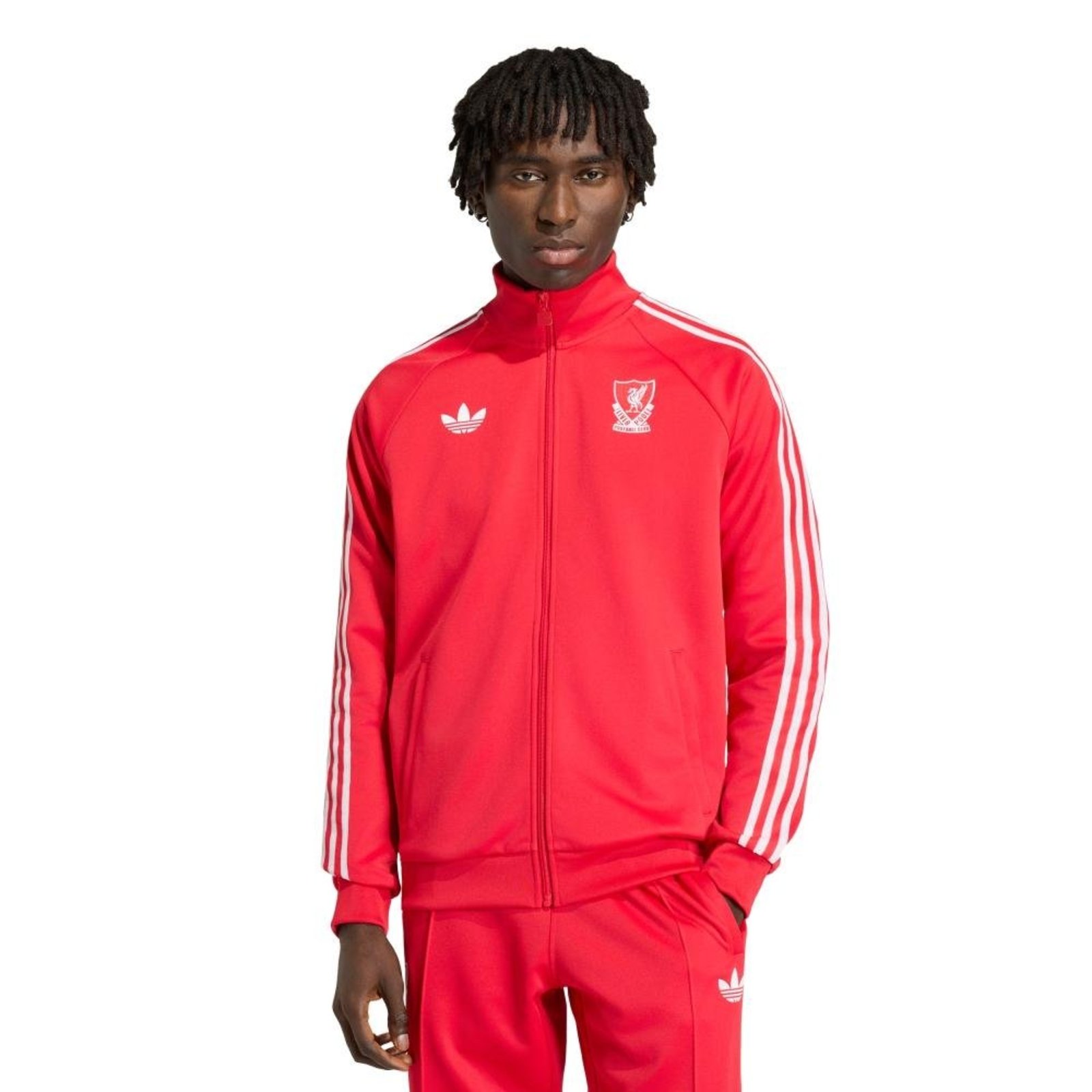 Jaqueta Originals Liverpool FC adidas Performance Vermelho