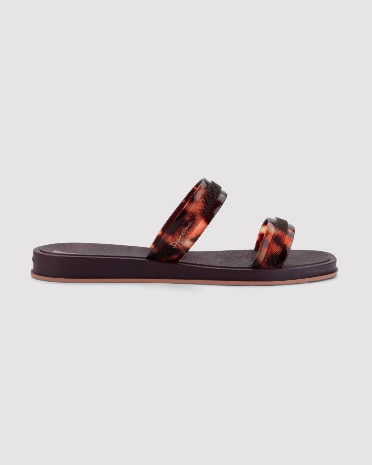 Vista 3 Chinelo Slide Feminino Adulto Ipanema Glow Trendy marrom Ipanema marrom