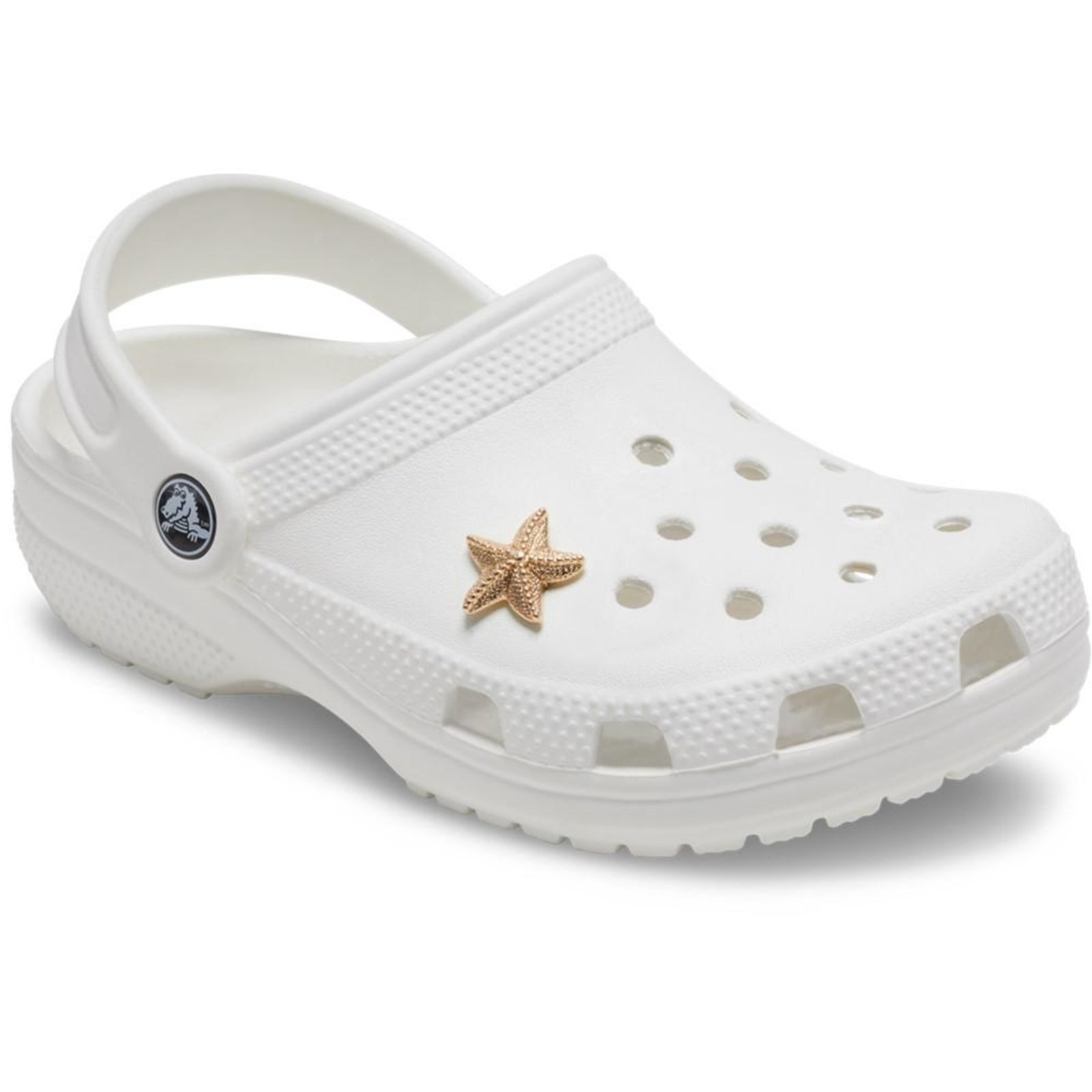 Vista 3 Infantil - Jibbitz™ estrela do mar dourada unico Crocs branco Crocs branco