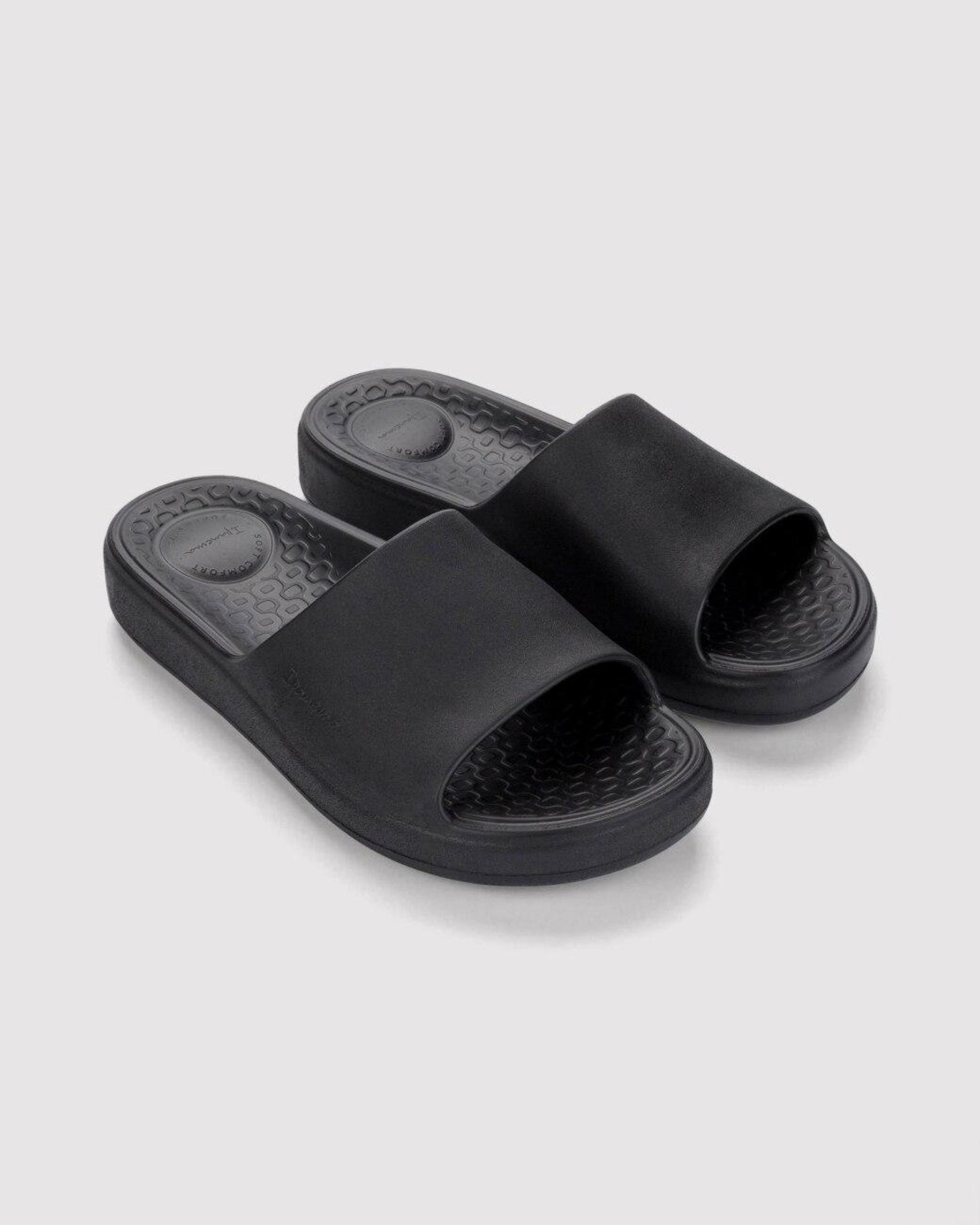 Chinelo Slide Feminino Ipanema Pluma Preto