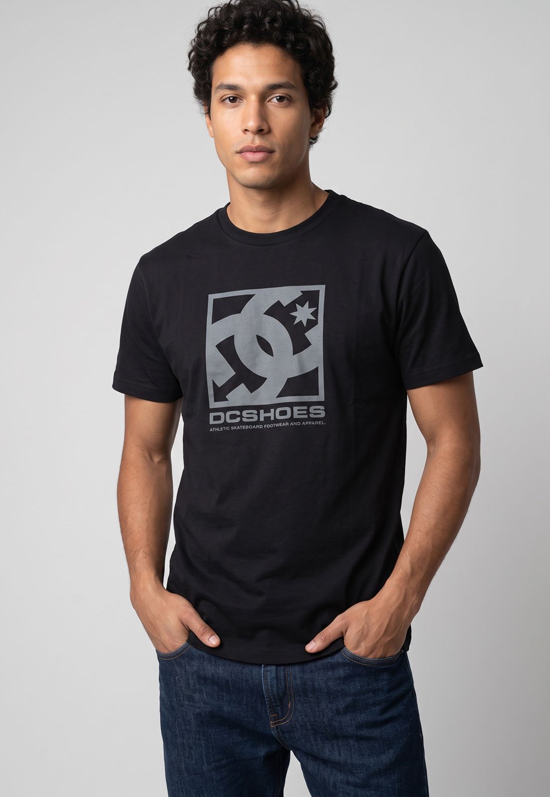 Camiseta Masculina DC Shoes Fusion Preta