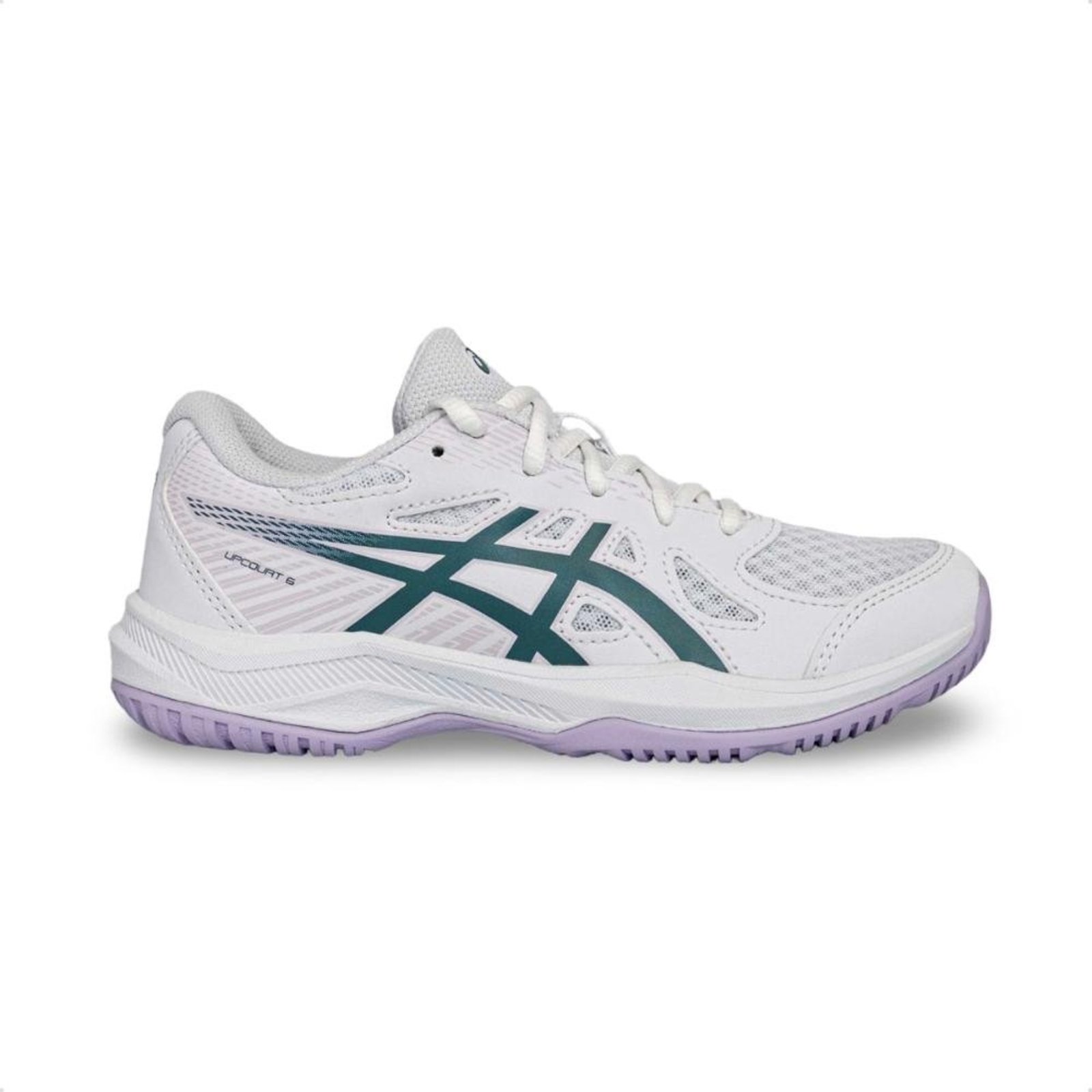 Infantil - Tênis Asics Upcourt 6 GS Quadra Branco