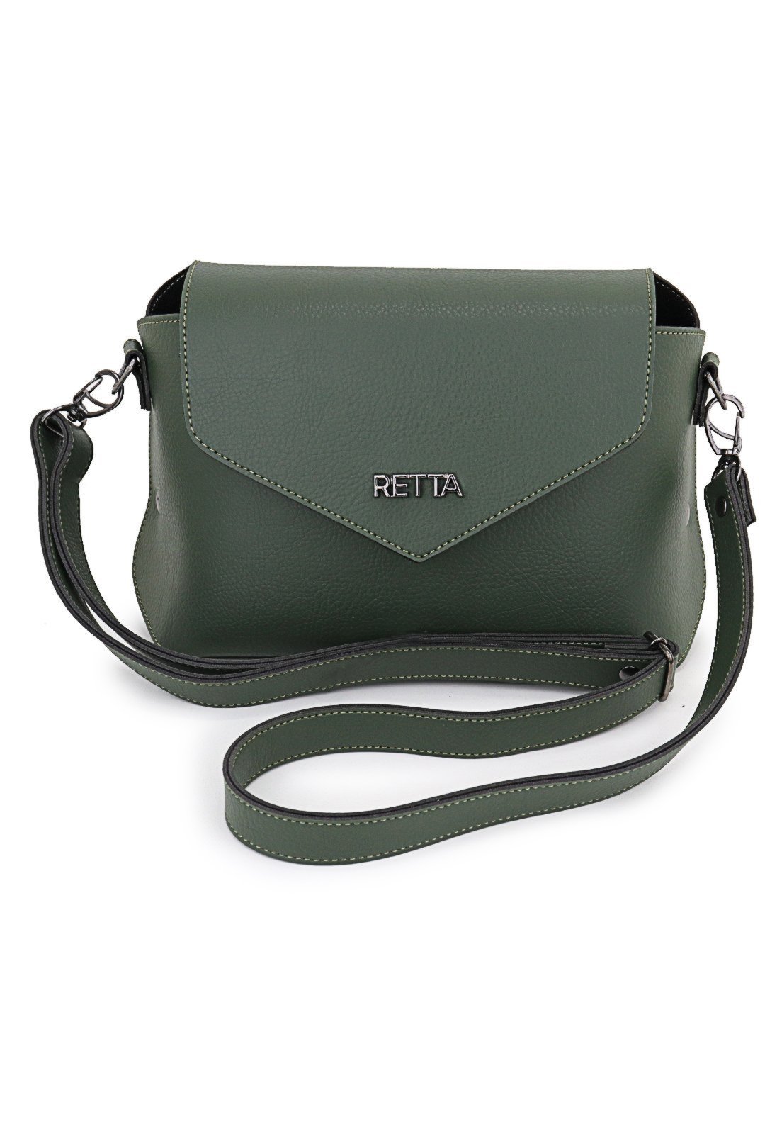Vista 3 Bolsa Feminina Carteiro com Alça Transversal Espaçosa Retta Oficial Retta Shoes caramelo Retta Shoes caramelo