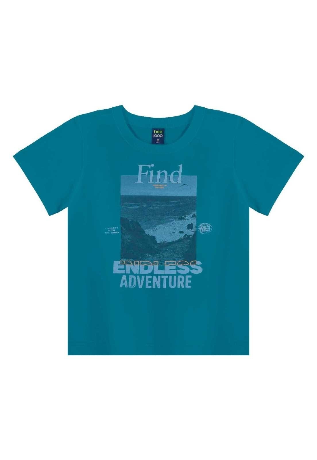 Vista 3 Infantil - Conjunto Camiseta e Bermuda Menino Bee Loop verde Bee Loop verde