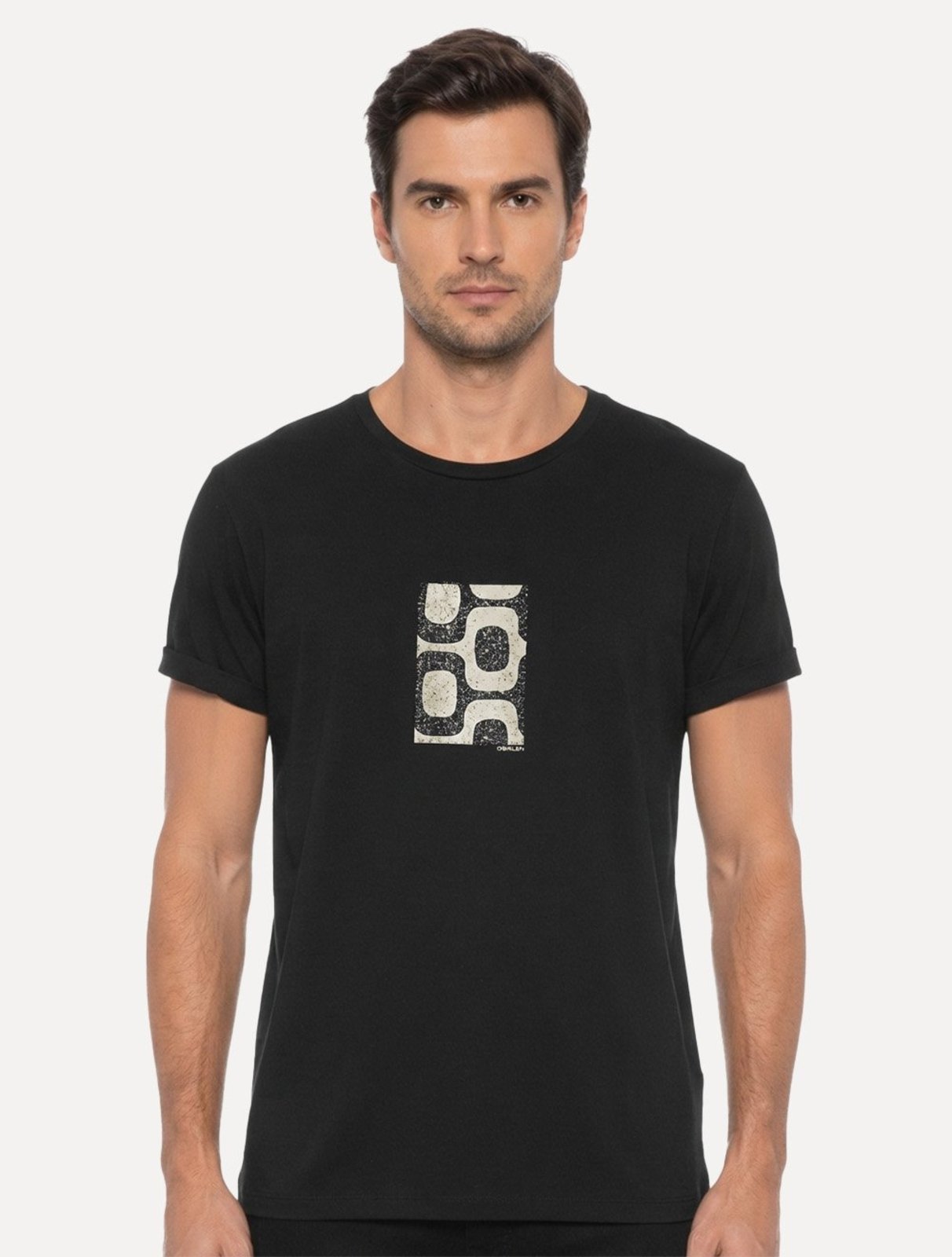 Camiseta Osklen Masculina Regular Vintage Calçadão Preta