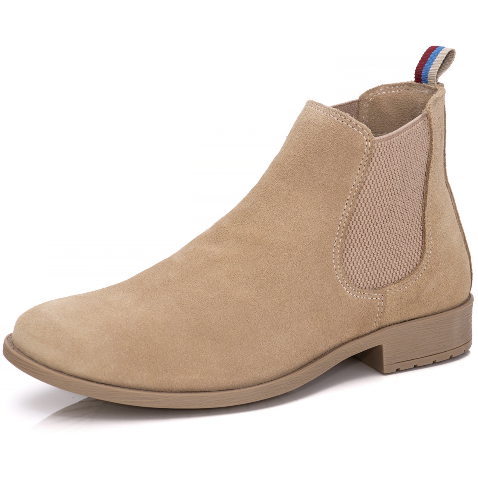 Bota Botina Chelsea Mr Gutt em Camurça Areia
