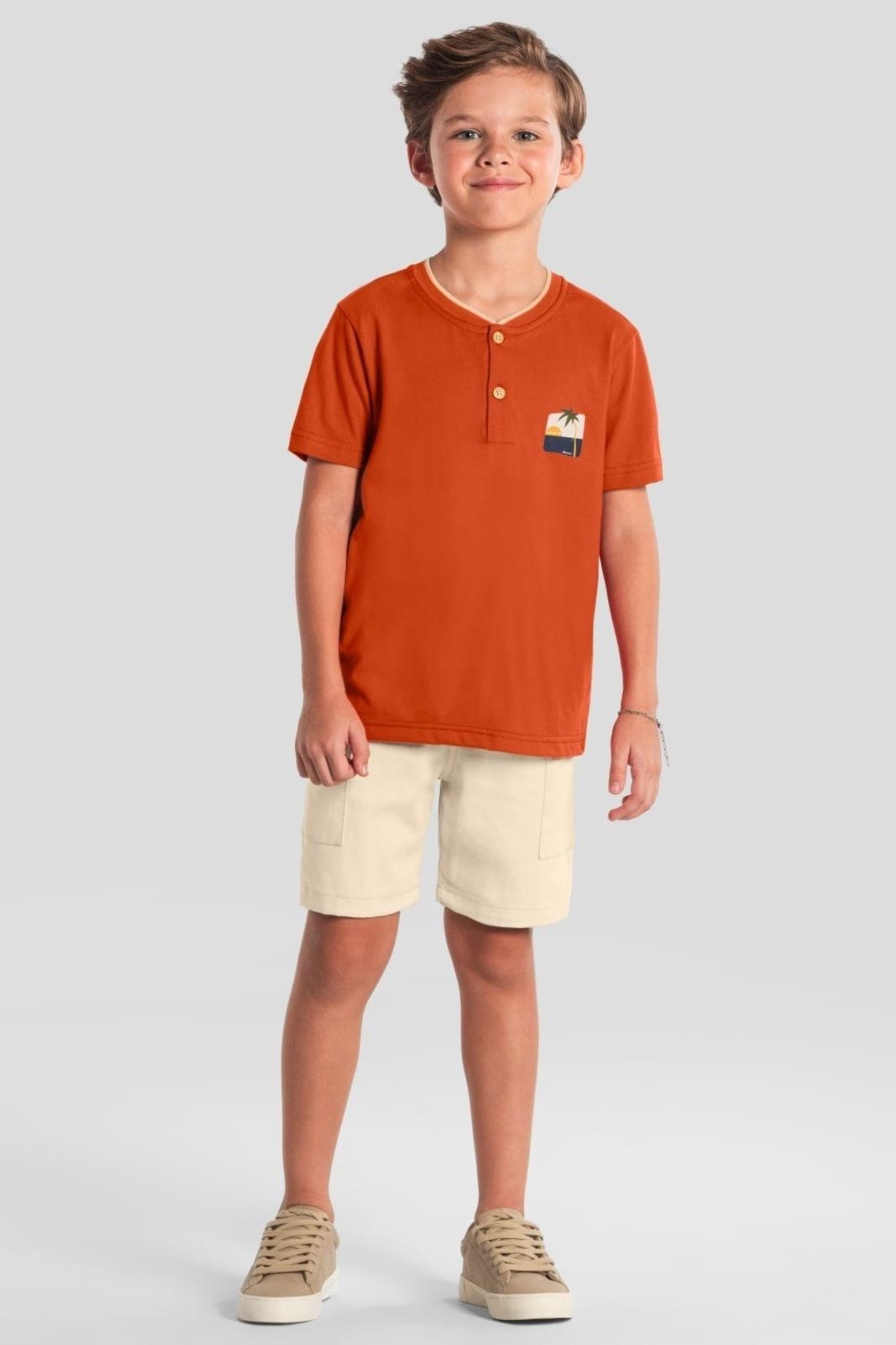 Infantil - Conjunto menino palmeira Mundi
