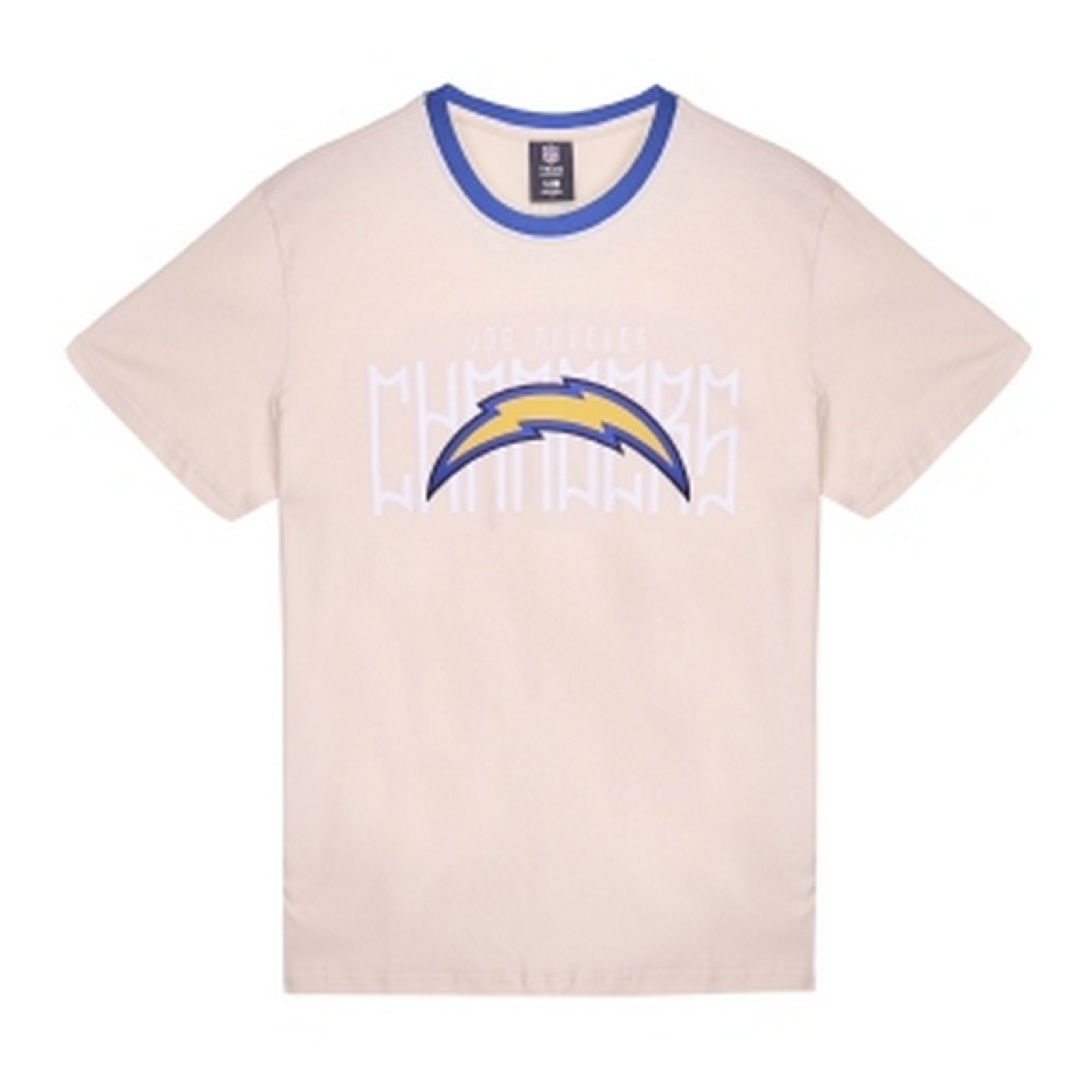Camiseta New Era Regular Los Angeles Chargers Off White