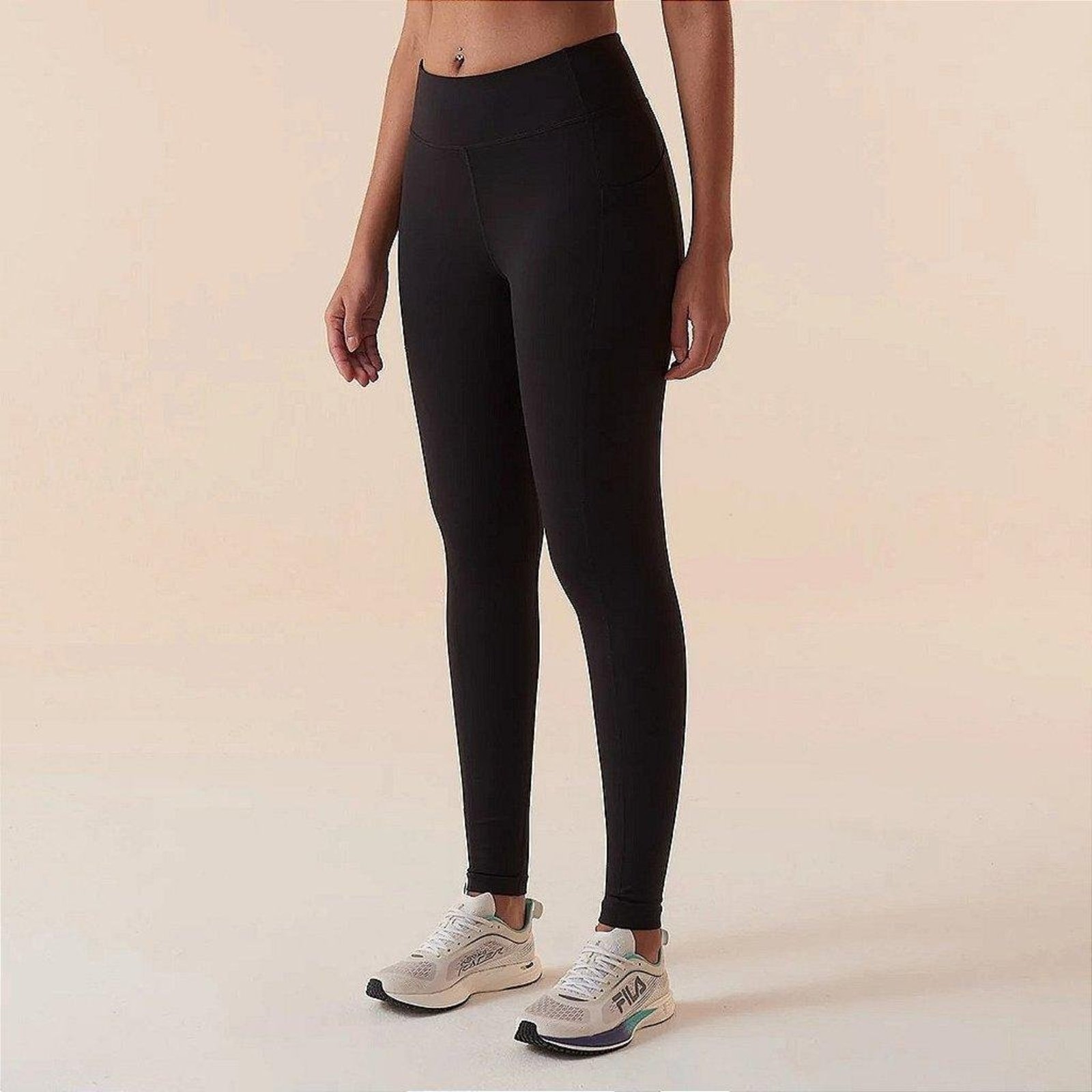Legging Fila Pocket Life Feminina Preto Preto