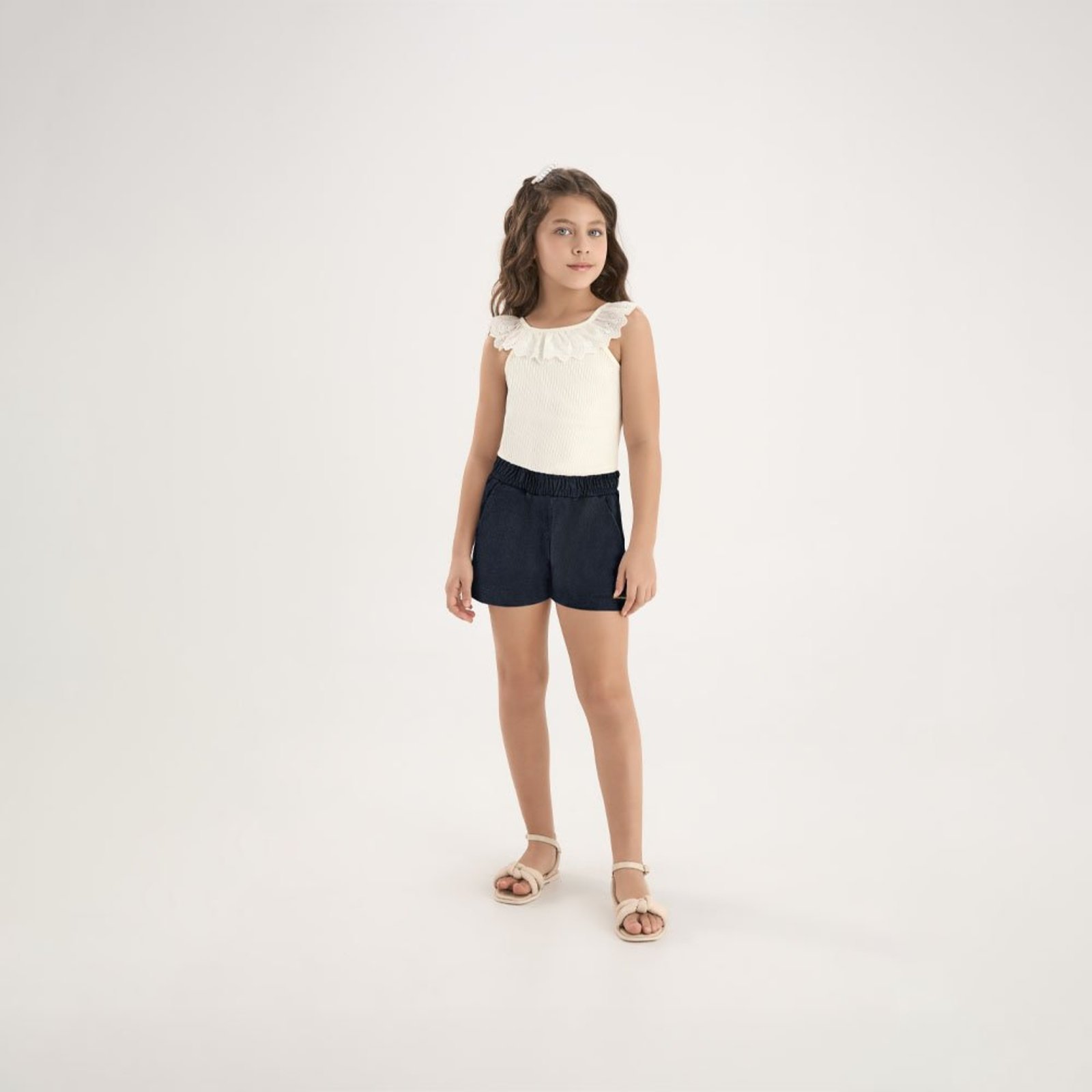 Infantil - Short Marinho Pulla Bulla Menina - 53808-58